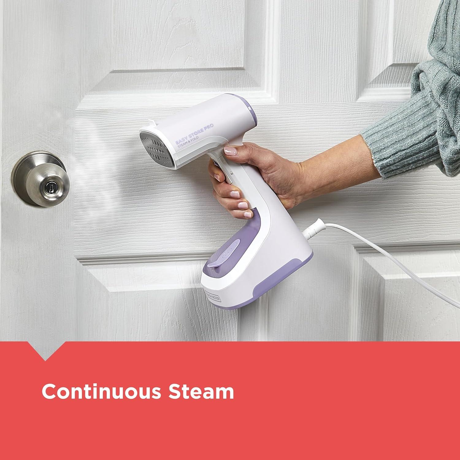 Plancha de Vapor Plegable BLACK+DECKER GS0311-0PD 1200W 150ml