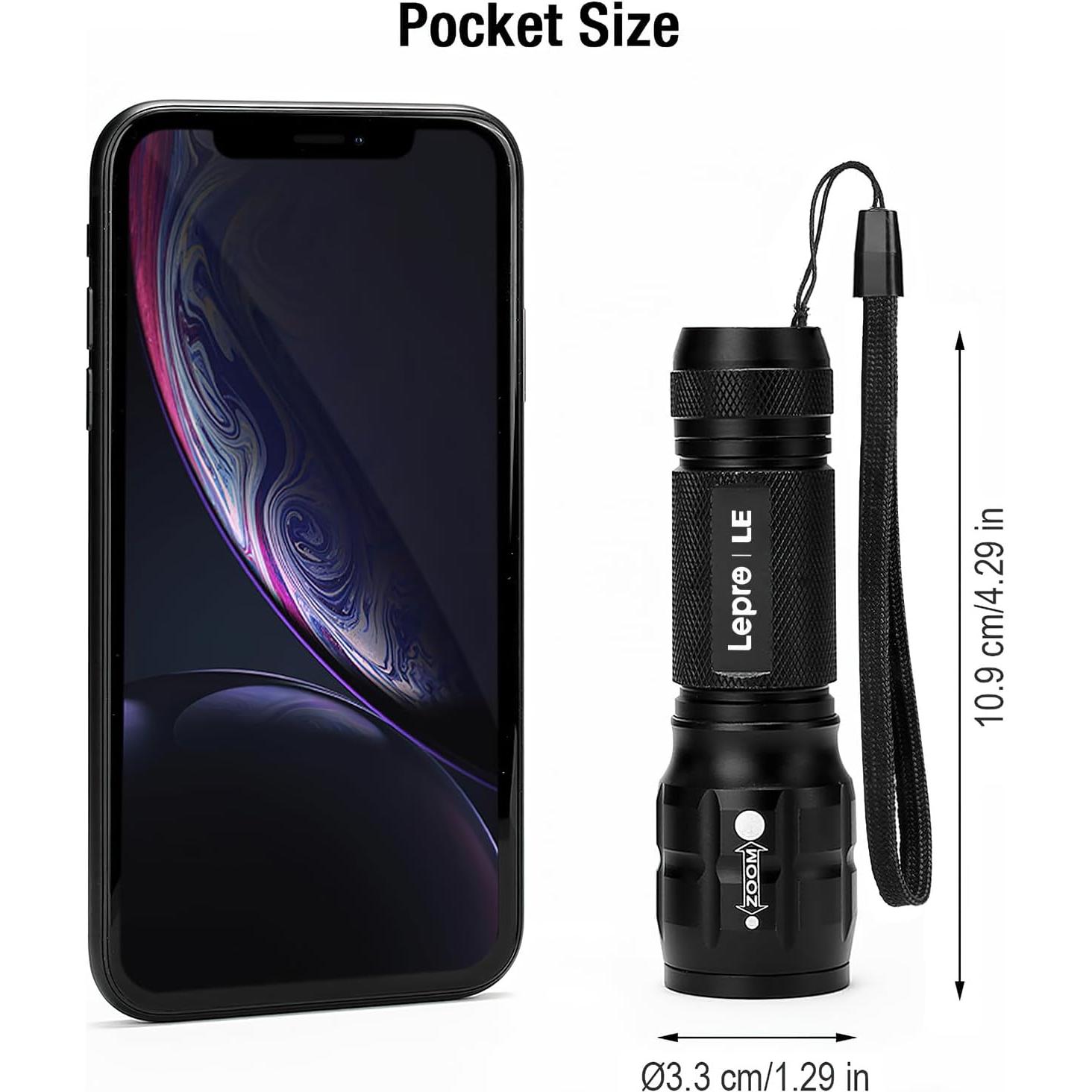 Linterna LED Lighting EVER 140 Lúmenes, Impermeable, Paquete de 4