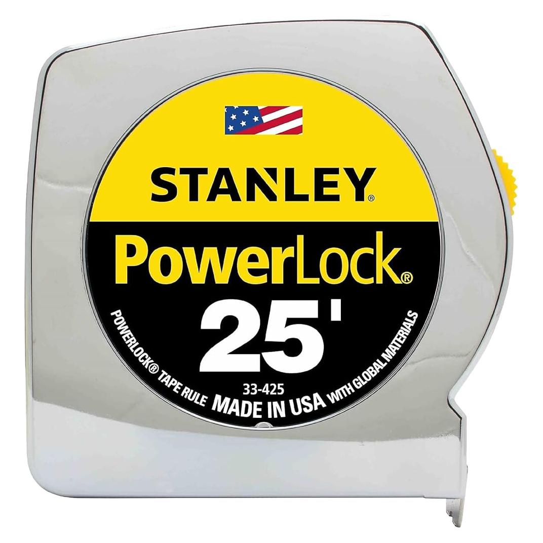 Regla Stanley Powerlock II 2.1m Amarillo Cromo
