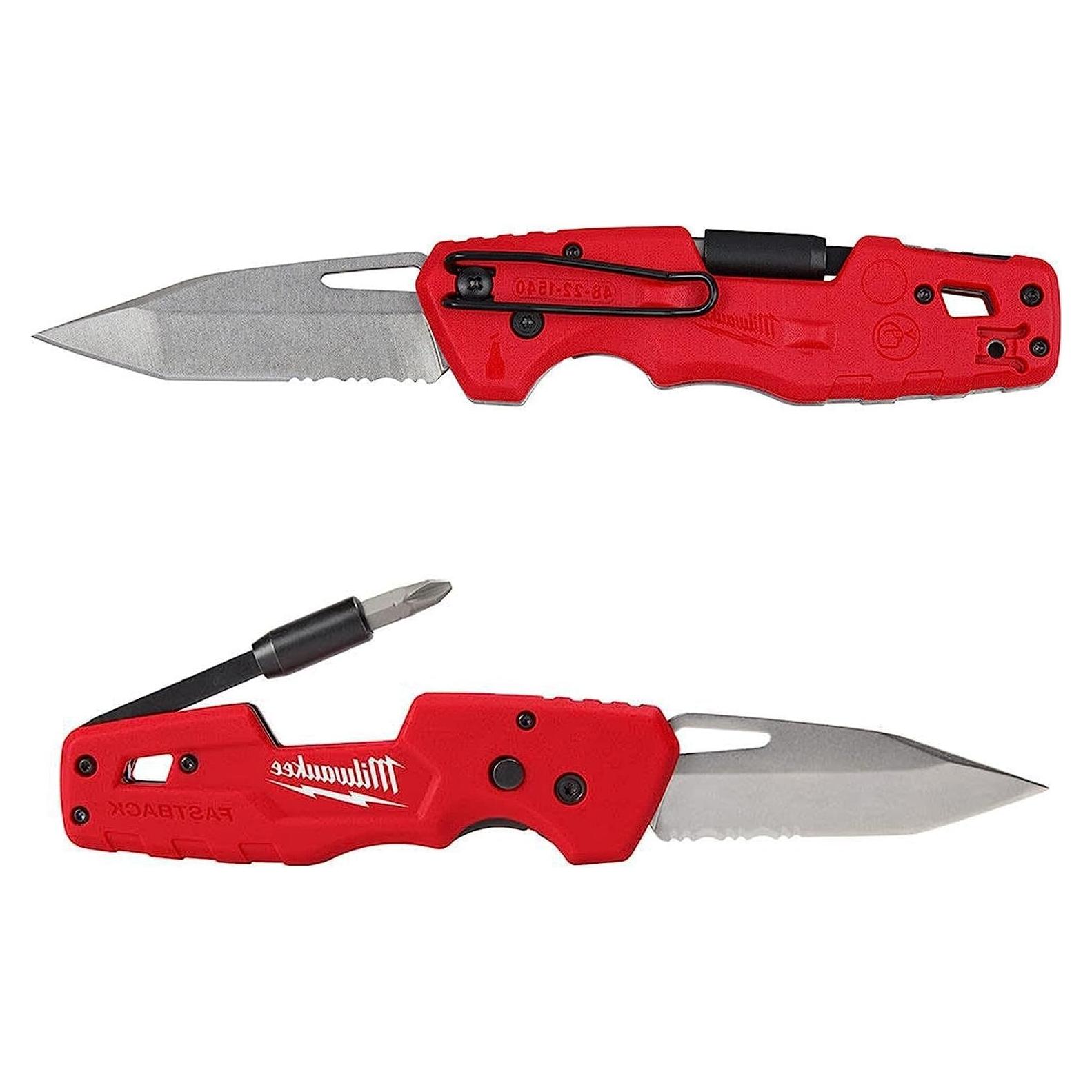 Cuchillo Utility Plegable Milwaukee 5-en-1 Acero Inoxidable