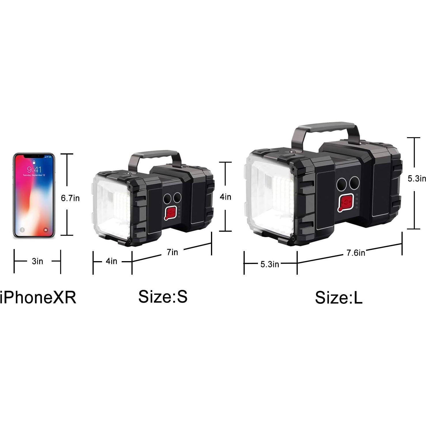 Linterna Recargable AlpsWolf W844 1200 Lúmenes 20h IP44