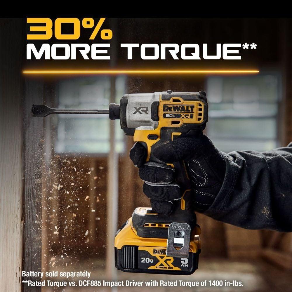 Destornillador de Impacto DEWALT 20V MAX XR 3 Velocidades