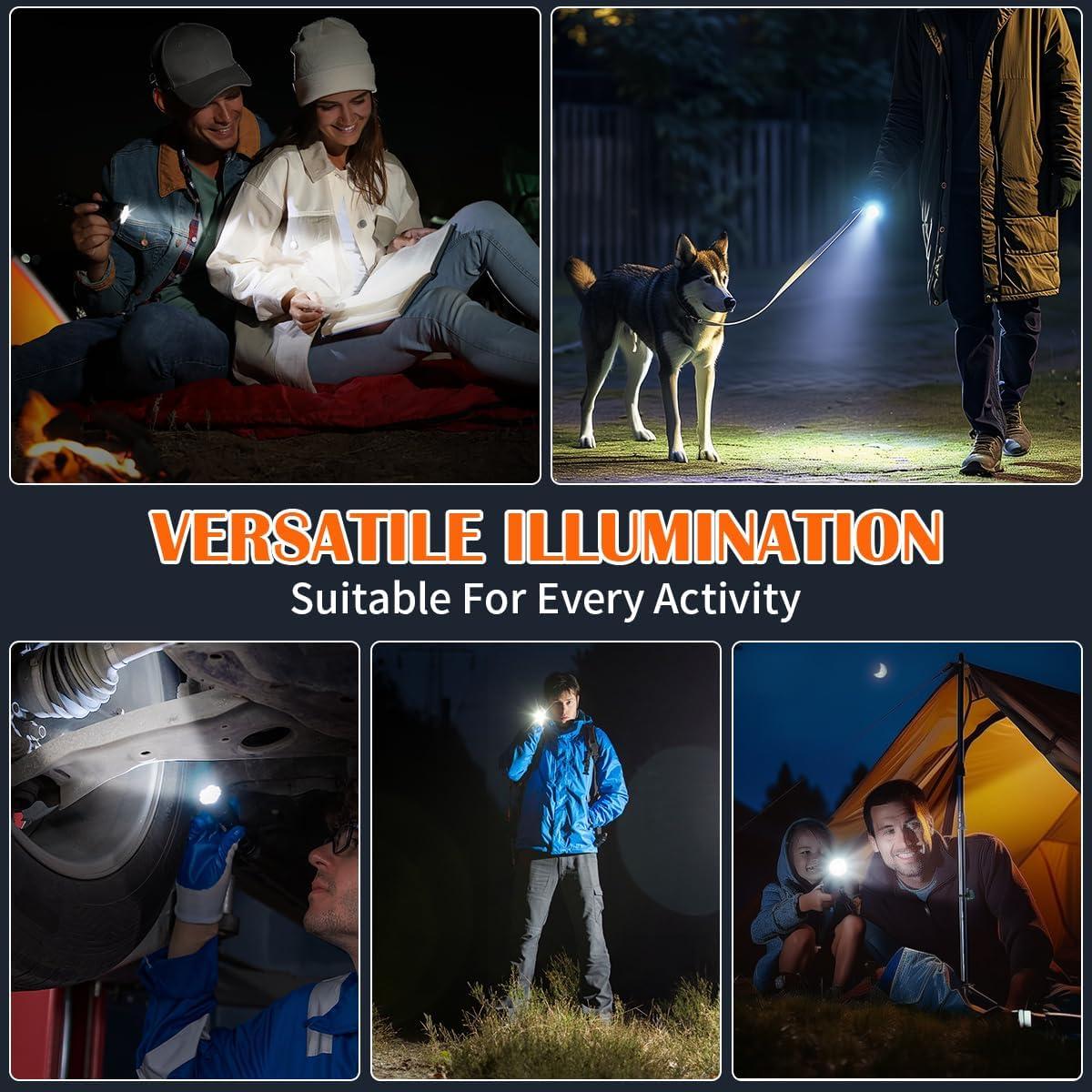 Paquete de 3 Linternas LED Recargables Rufykiri 10h 13cm