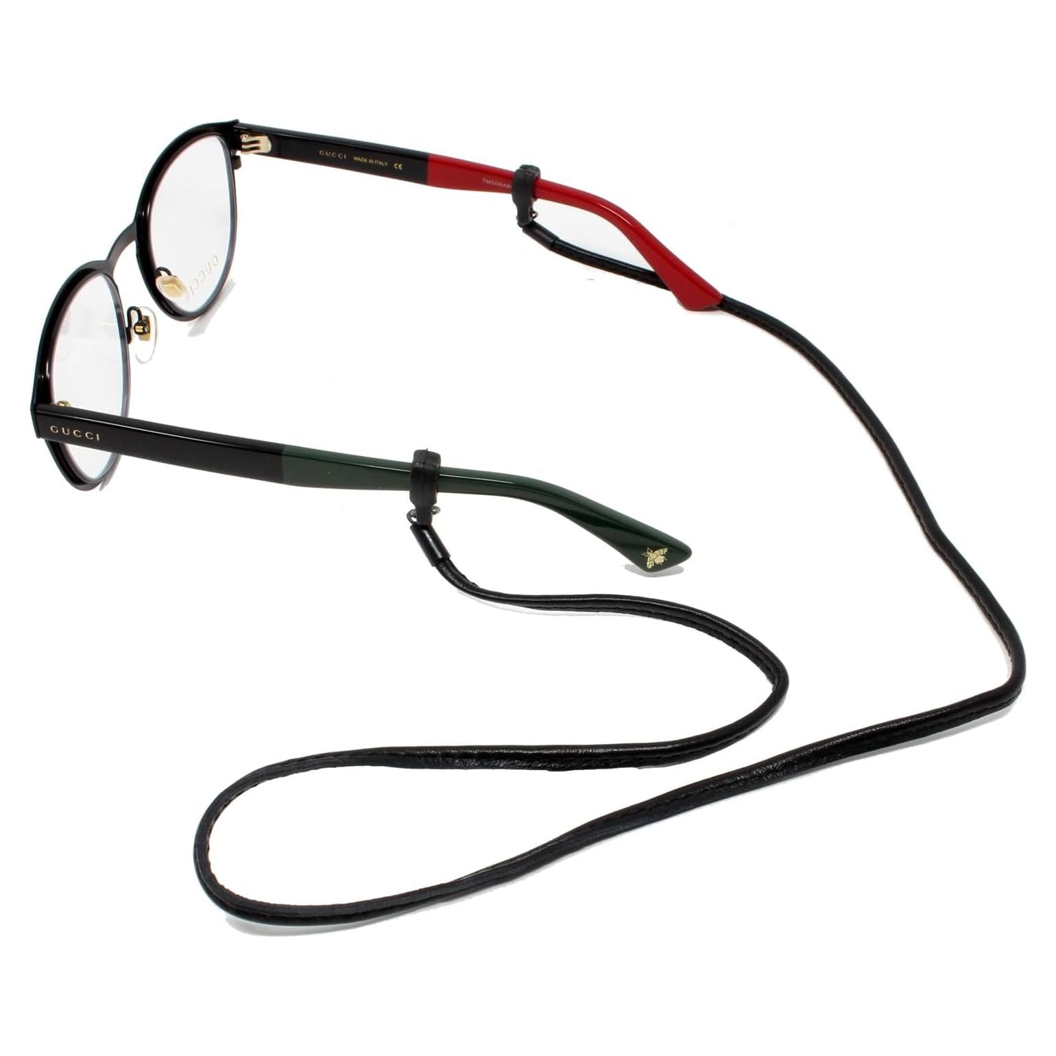 Retenedor de Gafas Peeper Keepers de Cuero Negro Unisex 66cm