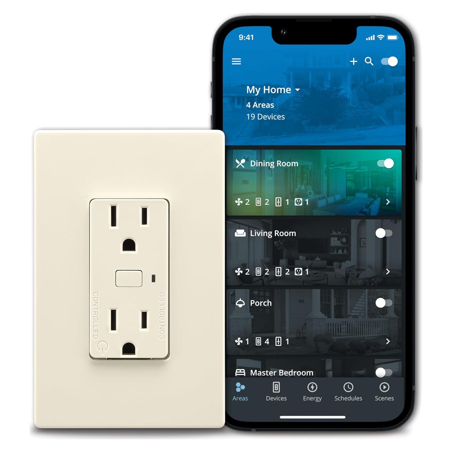 Enchufe Inteligente Wi-Fi Eaton EWFTRCR15-LA-BX-L Control Voz