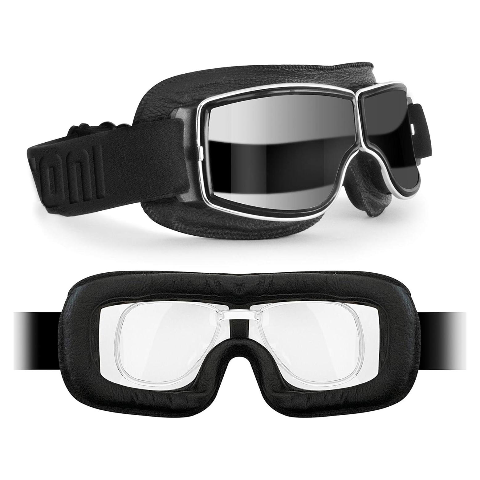 Gafas de Moto Bertoni F188PH Photochromic con Soporte Óptico