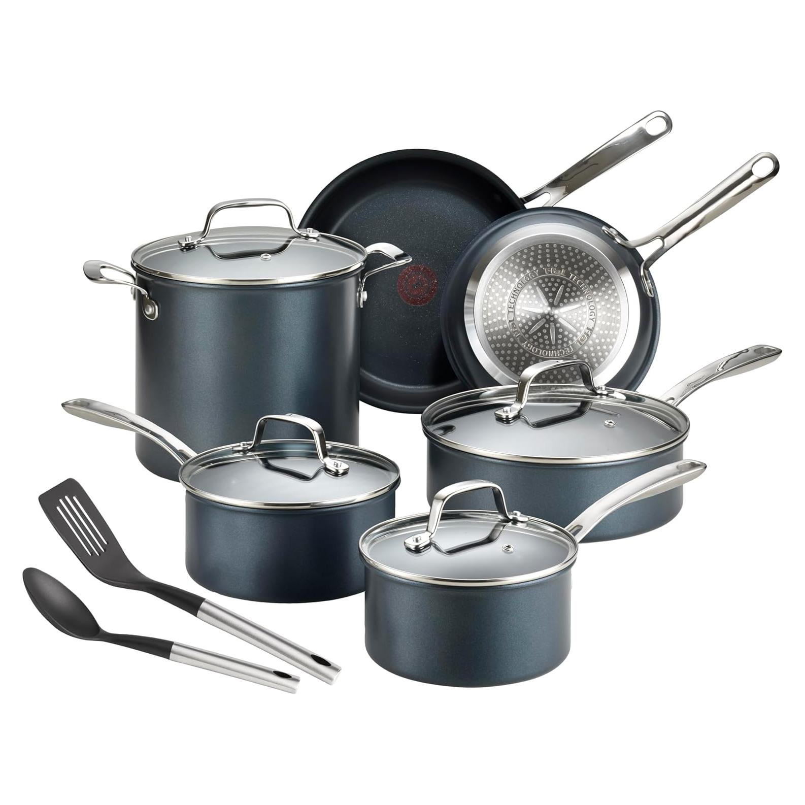 Juego de Utensilios de Cocina T-fal 12 Piezas Inducción