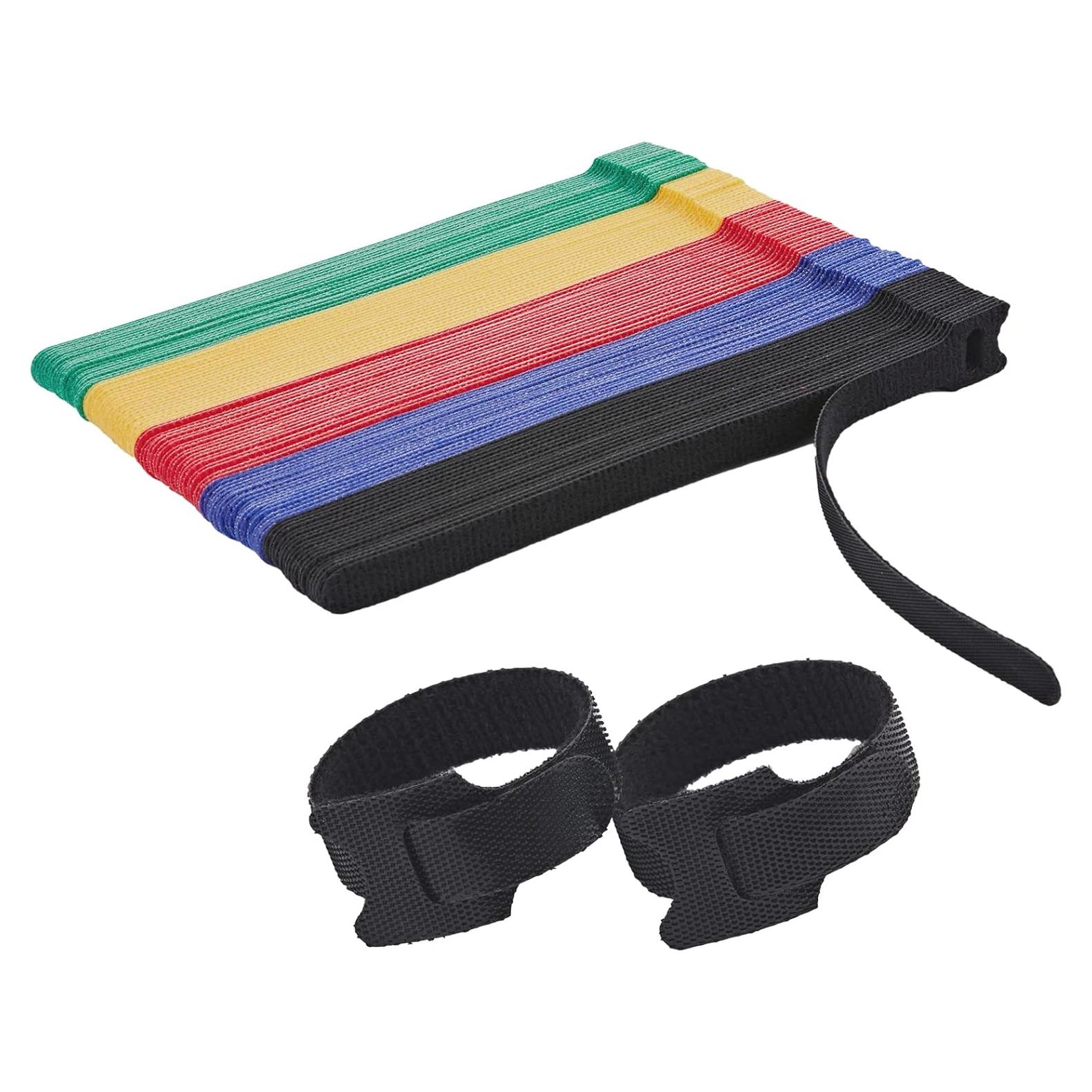 100 Bridas Reutilizables NBTORCH 20,32 cm Multicolor