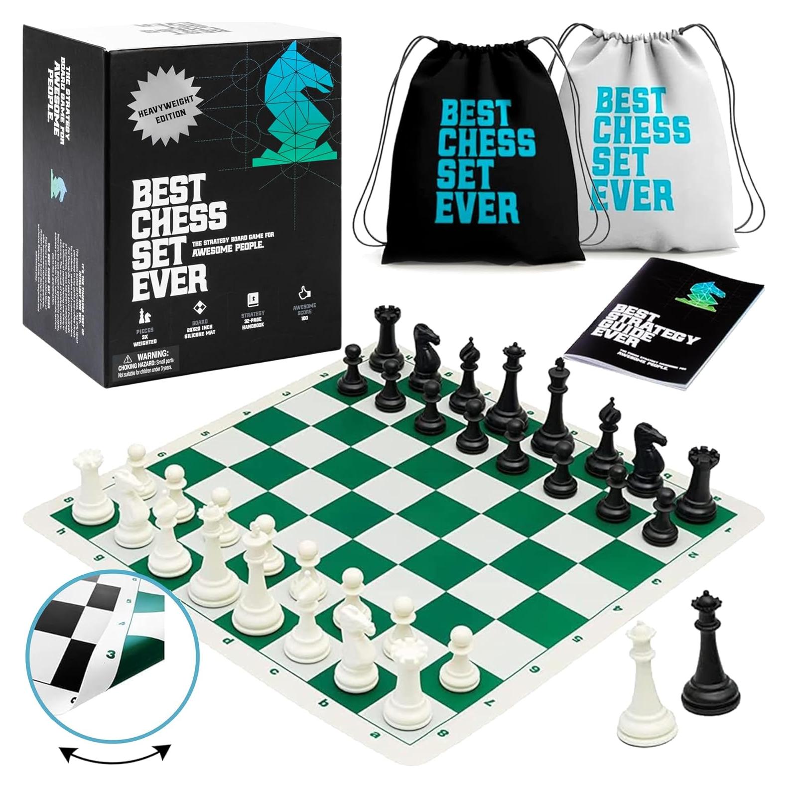 Juego de Ajedrez Profesional Chess Geeks 3X Piezas Pesadas