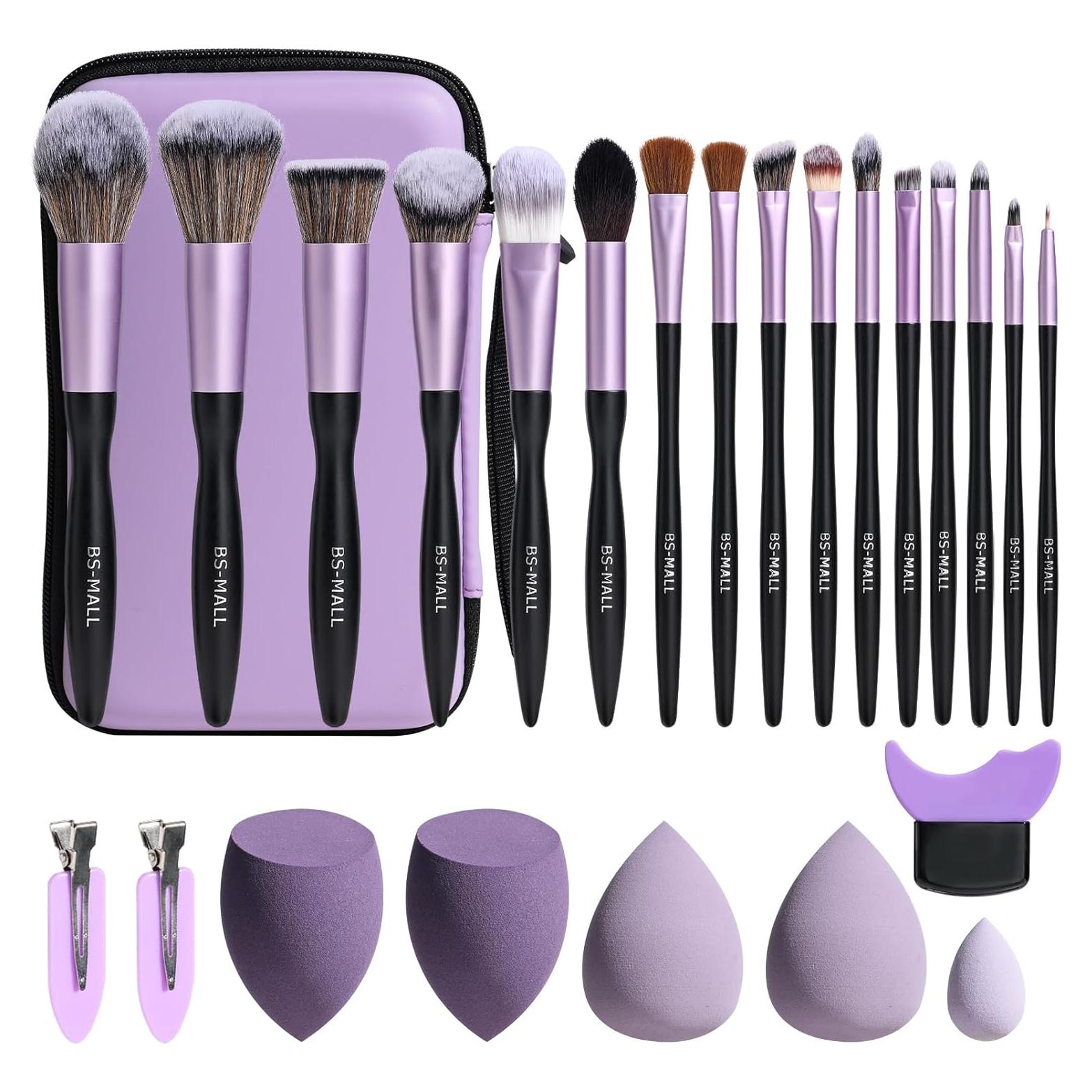Juego de Brochas de Maquillaje BS-MALL 21 Piezas Premium