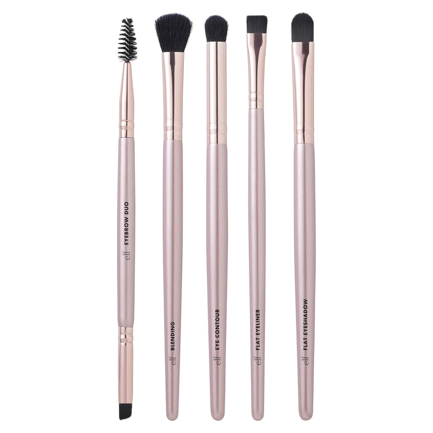 Set de Brochas para Ojos e.l.f. Ultimate 5 Piezas Veganas