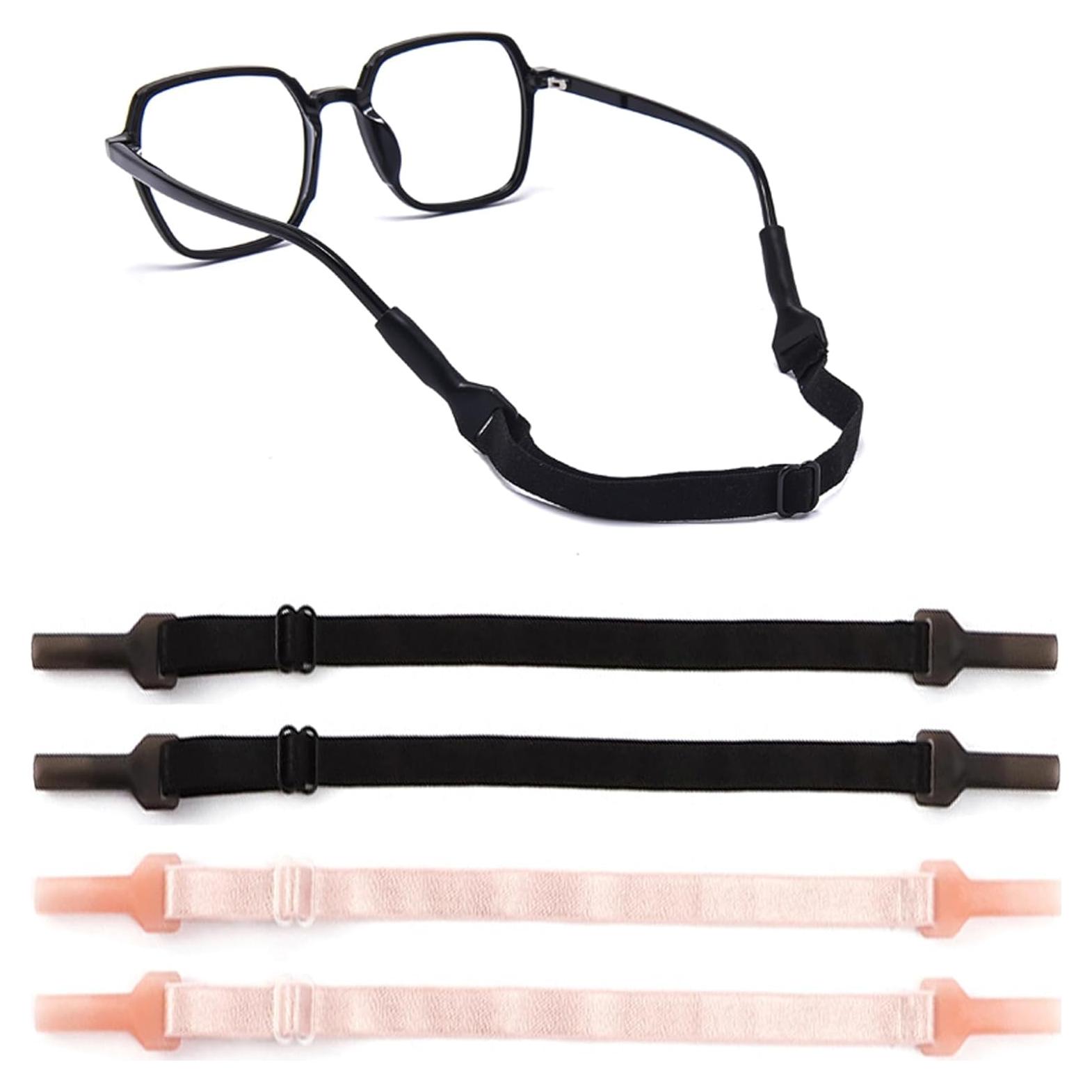 Correas Ajustables para Gafas OPUGIT, 4 Pcs Antideslizantes