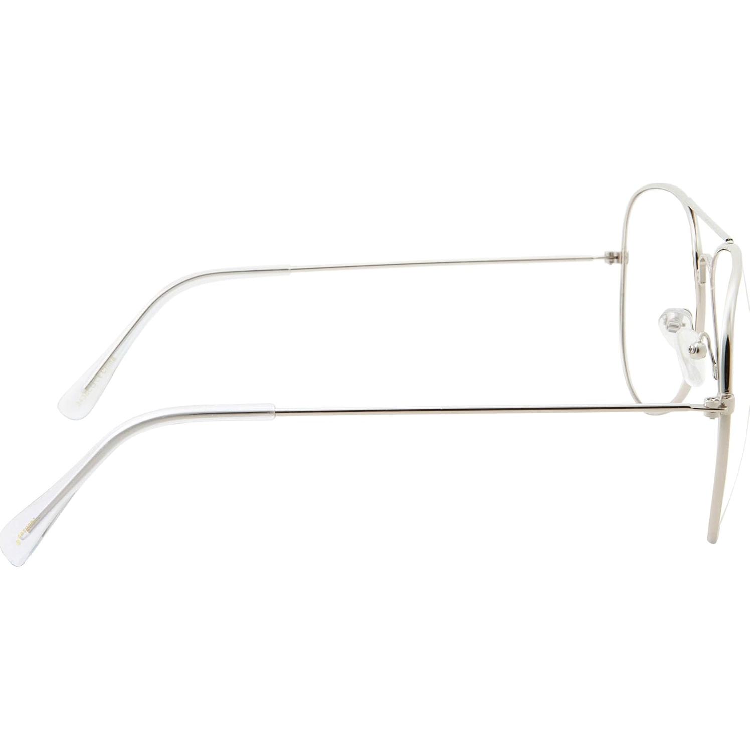 Gafas de computadora antirreflejo UV400 GrinderPUNCH - 2 unidades plateadas