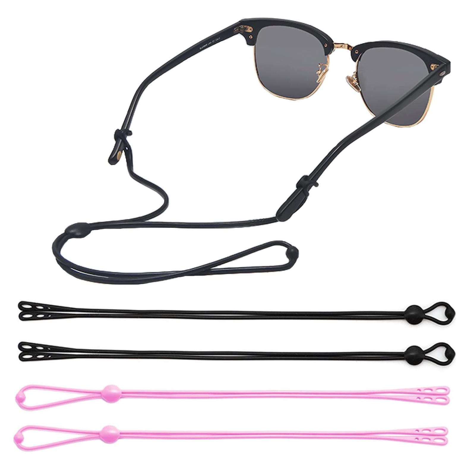 Correas Ajustables para Gafas OPUGIT 4 Pcs Silicona 52 cm