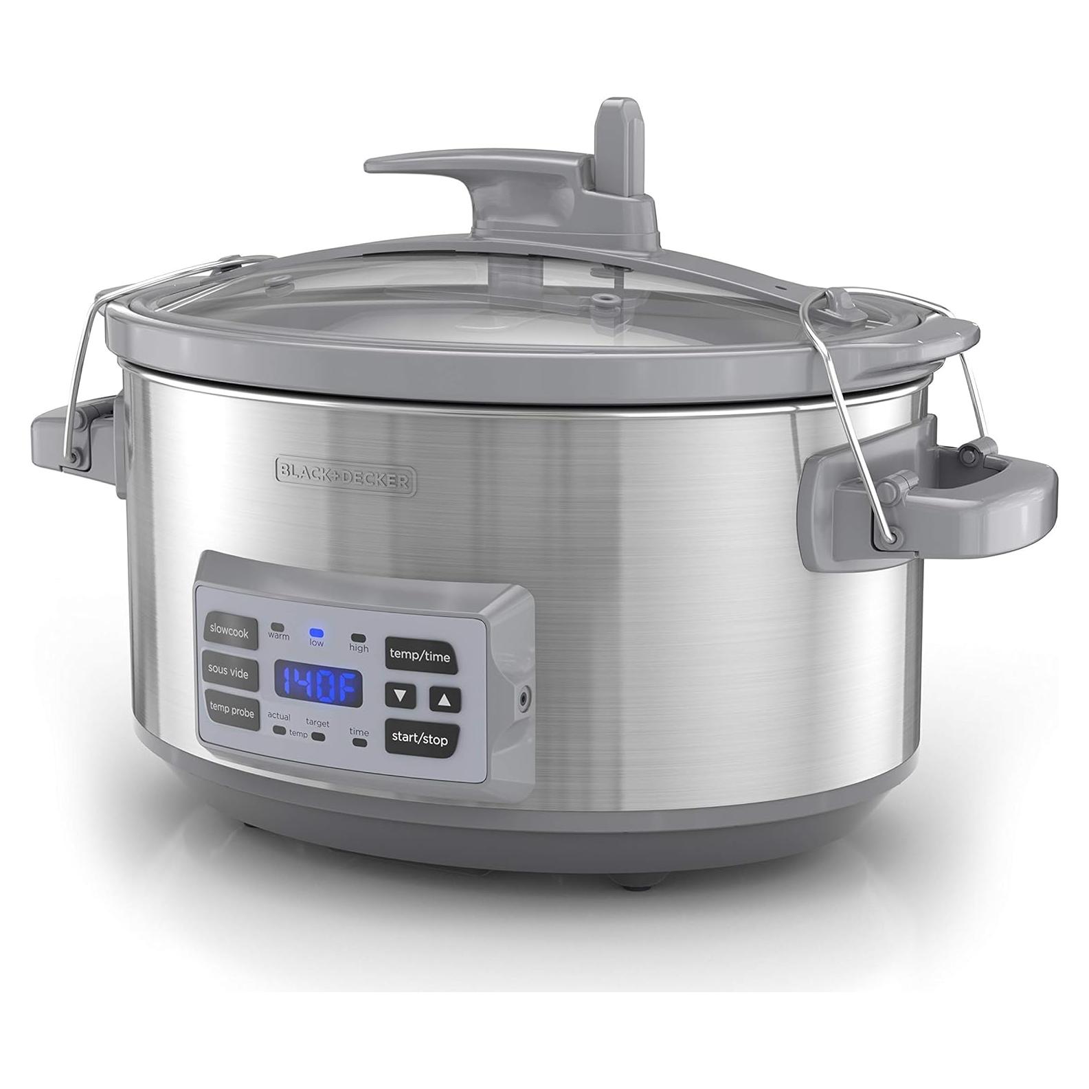 Olla Cocción Lenta BLACK+DECKER 7 Litros Digital Sous-Vide