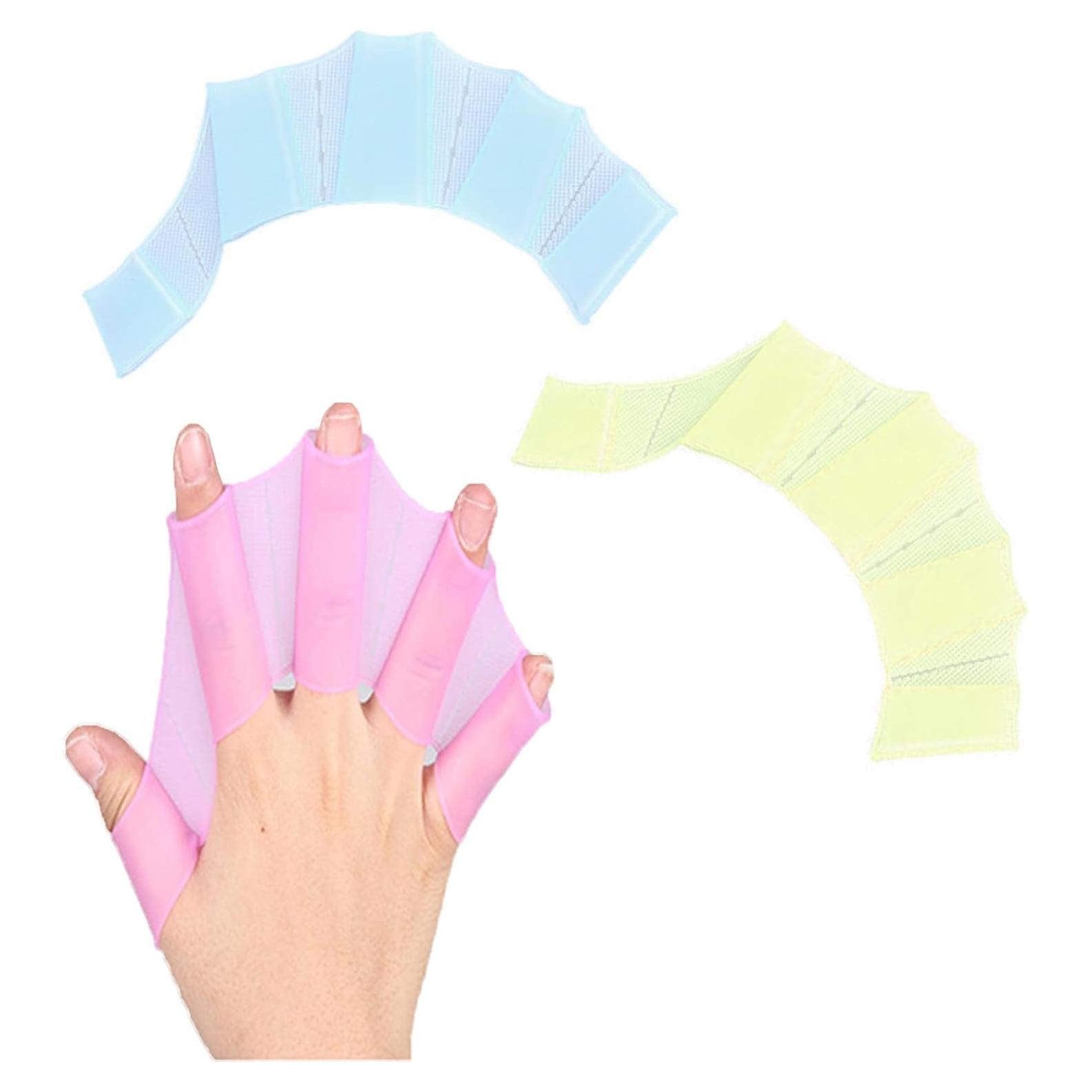 Guantes de natación Bgieaug L silicona unisex entrenamiento