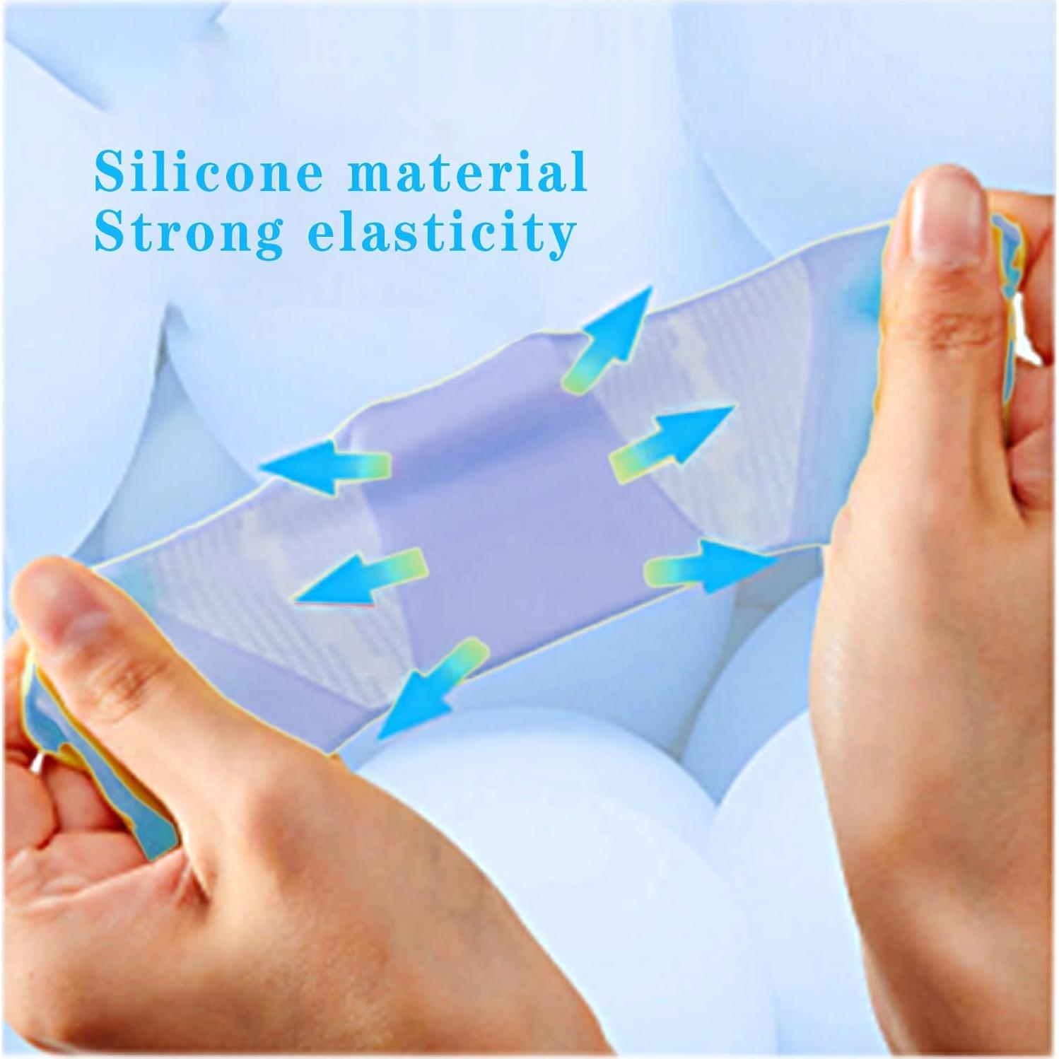 Guantes de natación Bgieaug L silicona unisex entrenamiento