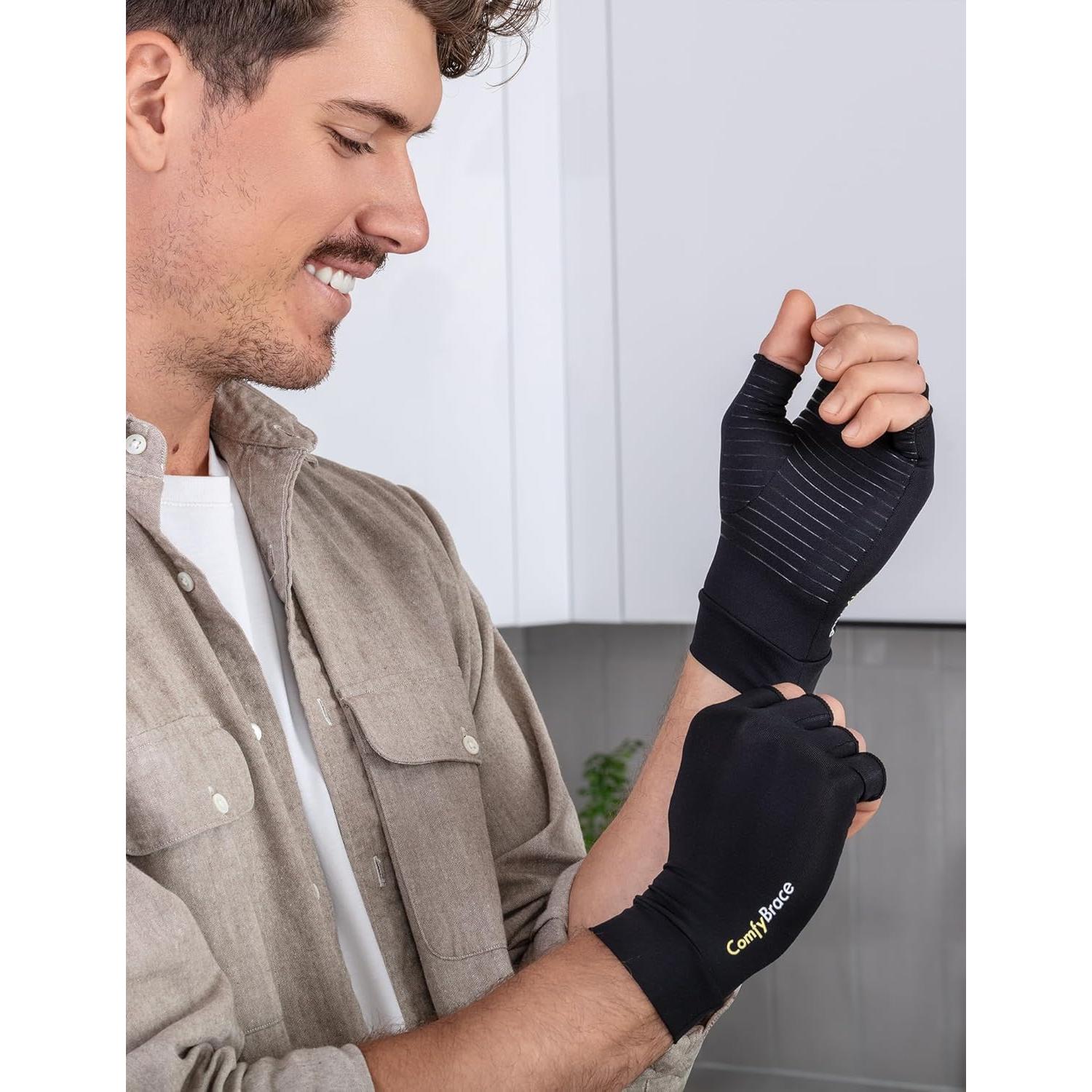 Guantes de compresión ComfyBrace para artritis y tendinitis