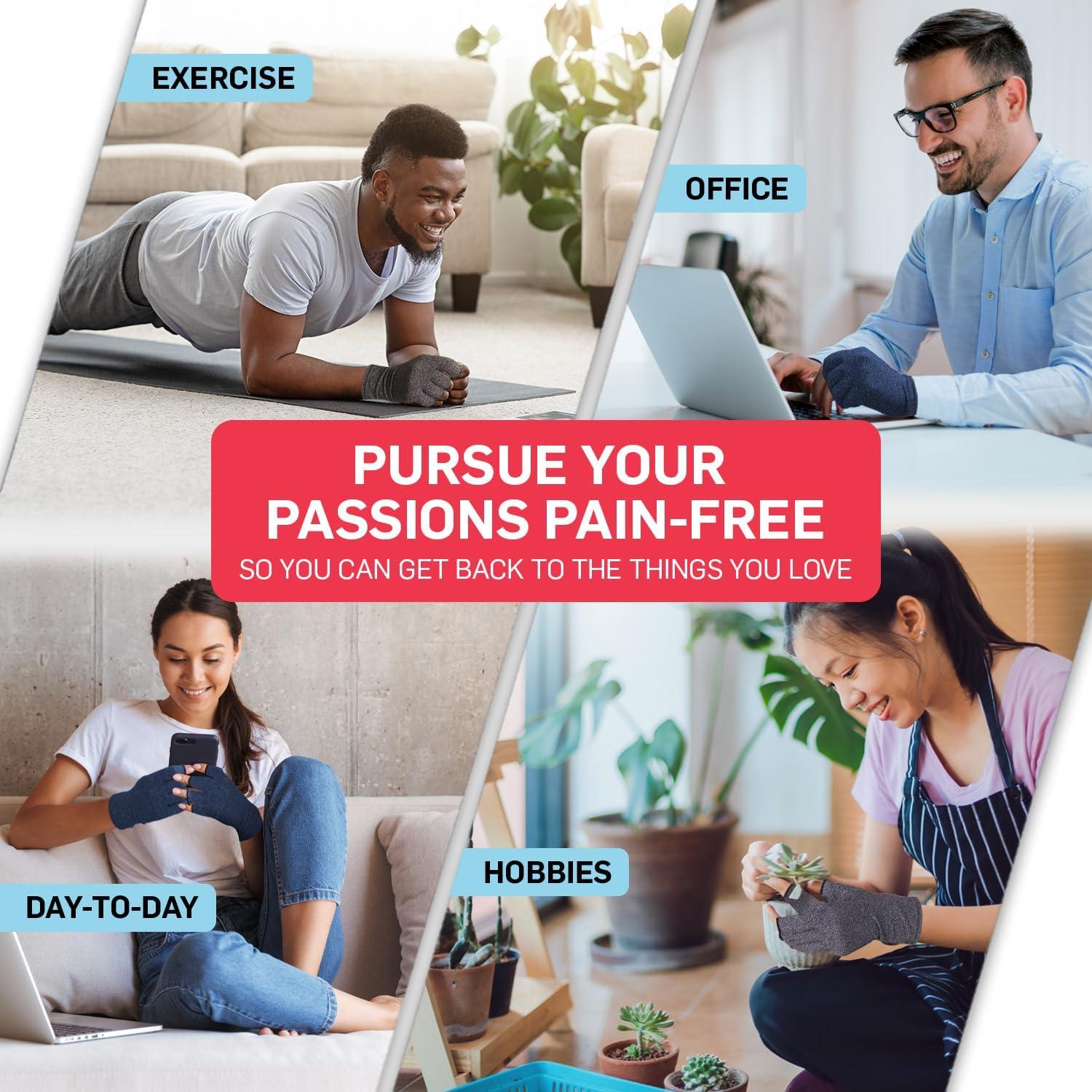 Guantes de Compresión Dr. Arthritis para Artritis Unisex