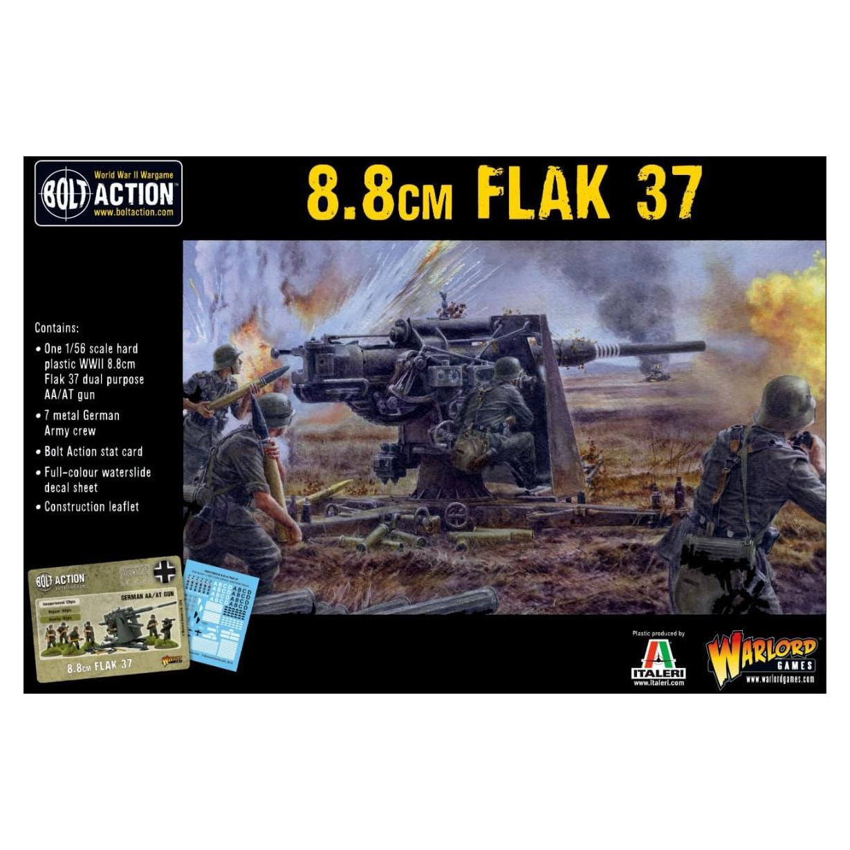 Warlord Games Flak 37 88mm Ejército Alemán Miniaturas