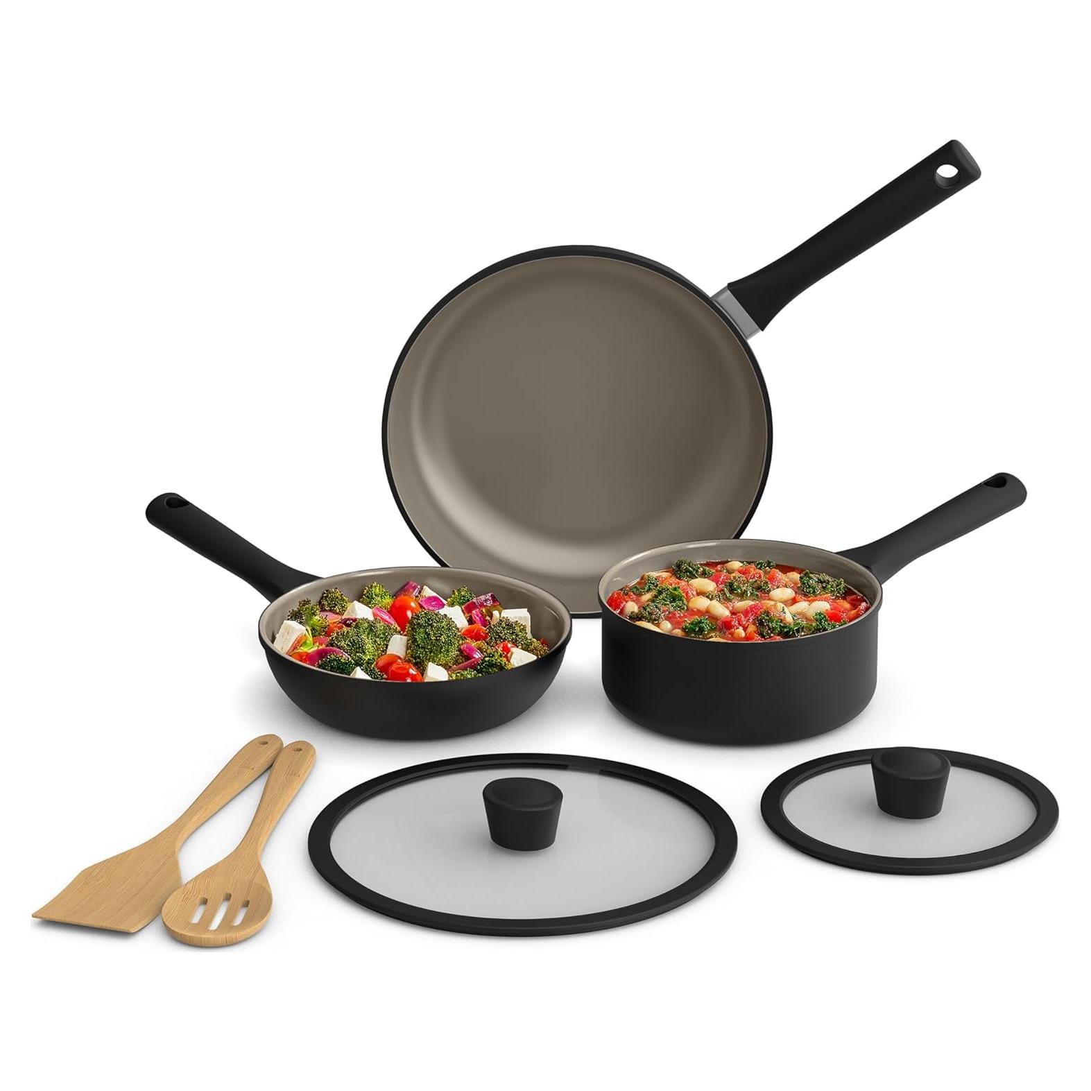 Set de Utensilios de Cocina BELLA 7 Piezas Antiadherente