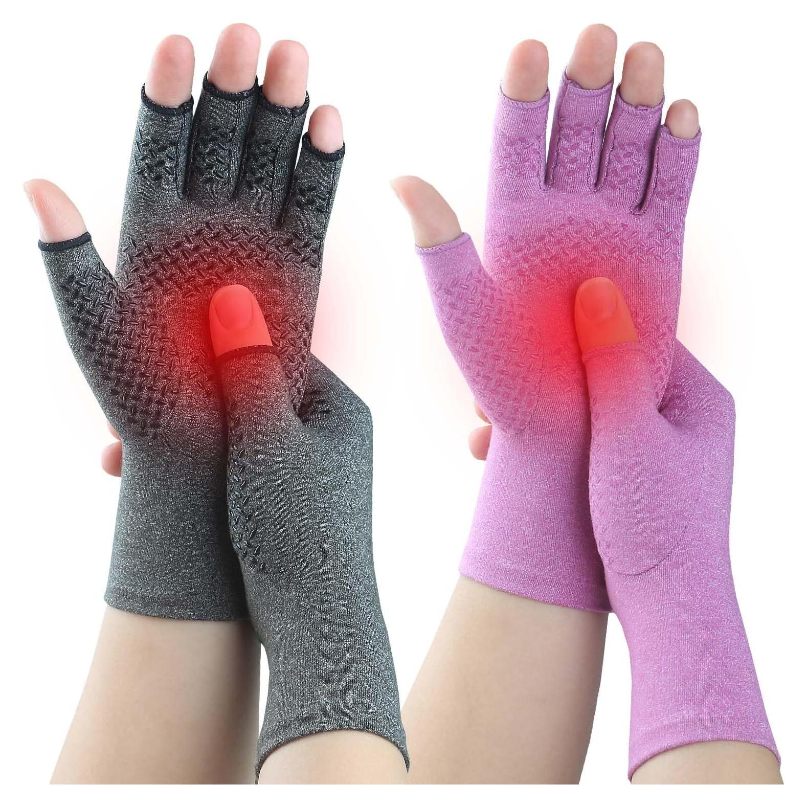 Guantes de Compresión Kecartu para Artritis - 2 Pares