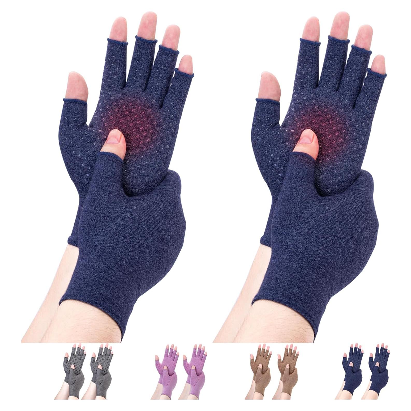 Guantes de Compresión DRNAIETY para Artritis Sin Dedos