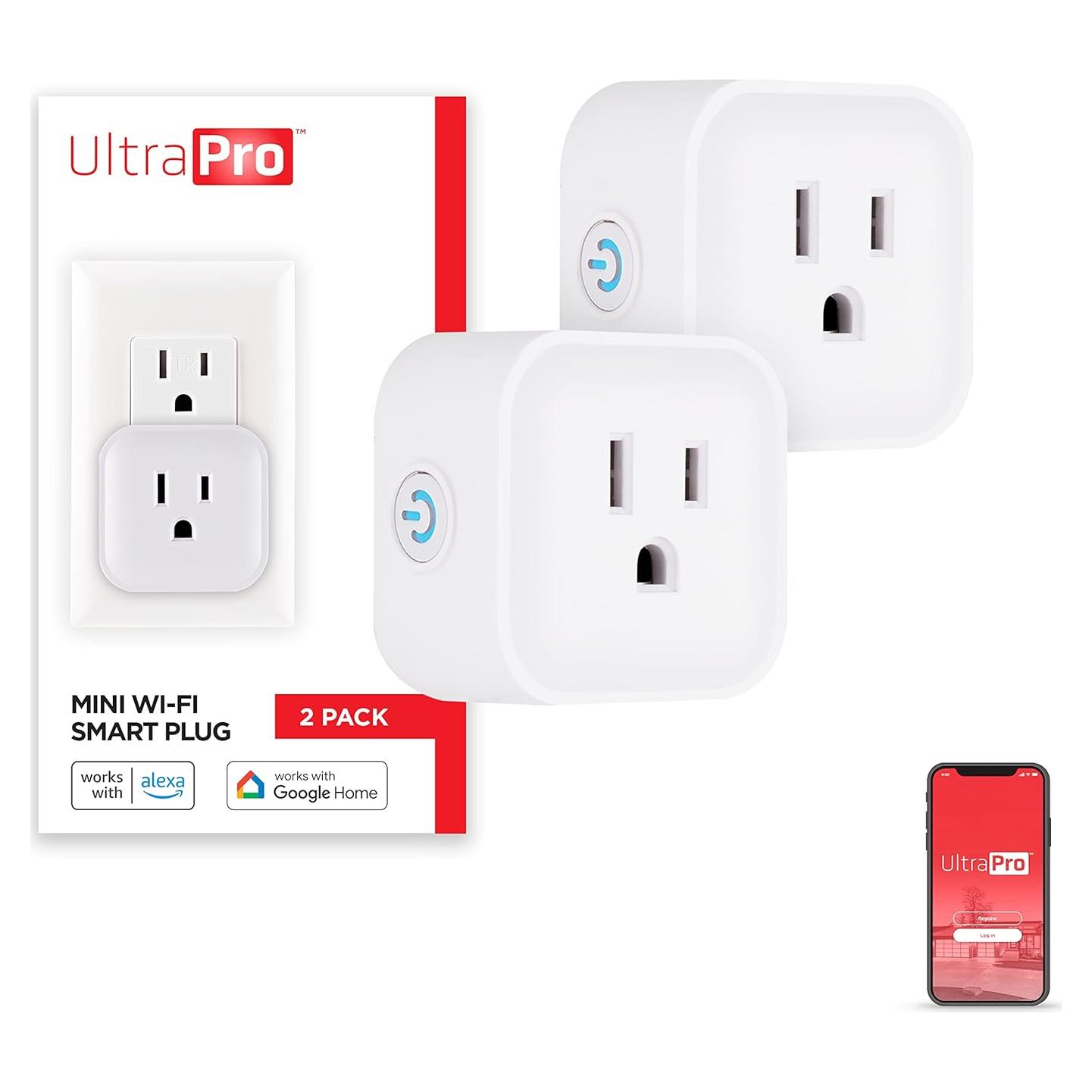 UltraPro Enchufe Inteligente WiFi 2 Paquete Control App