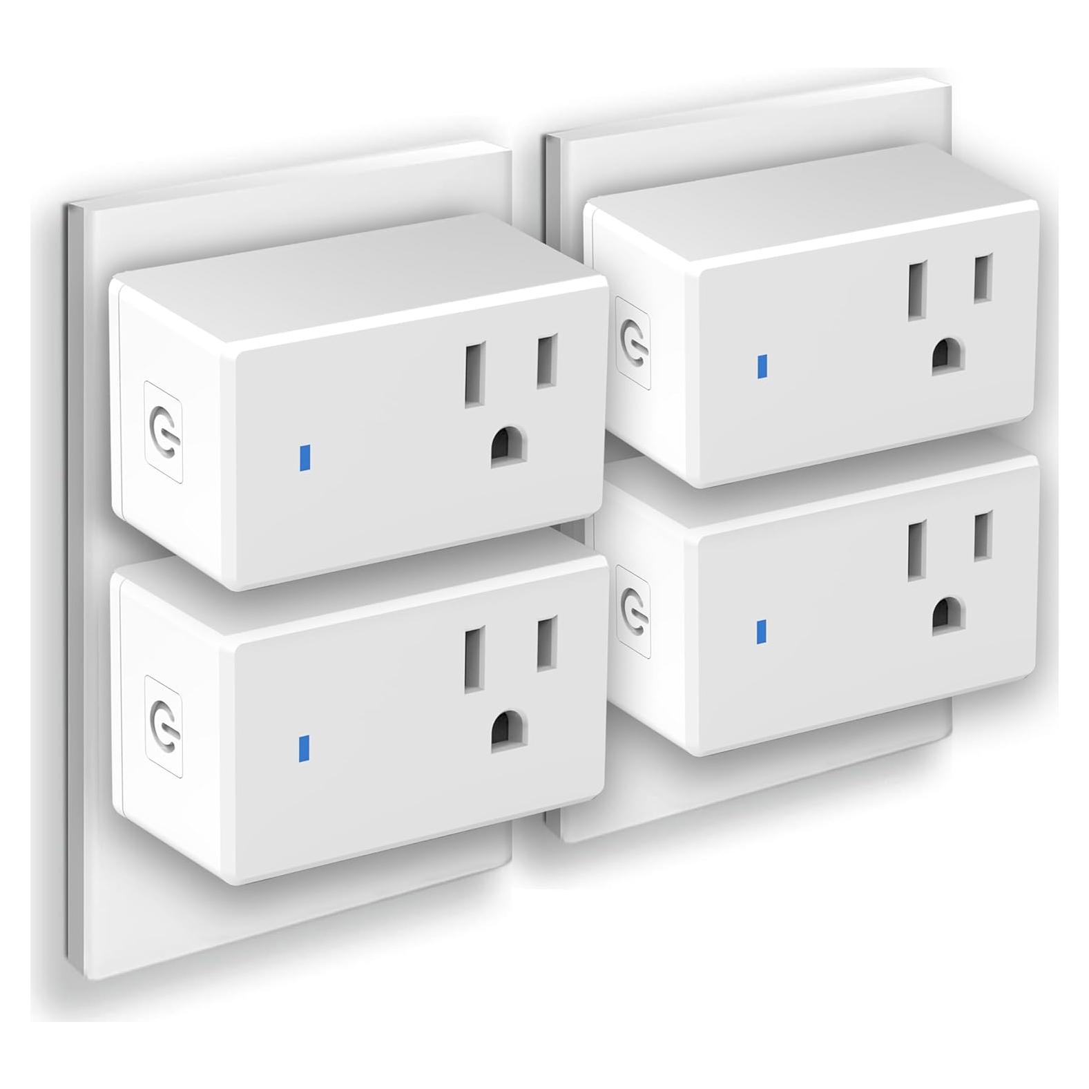 Enchufe Inteligente YNF 4 Paquete Compatible con Alexa