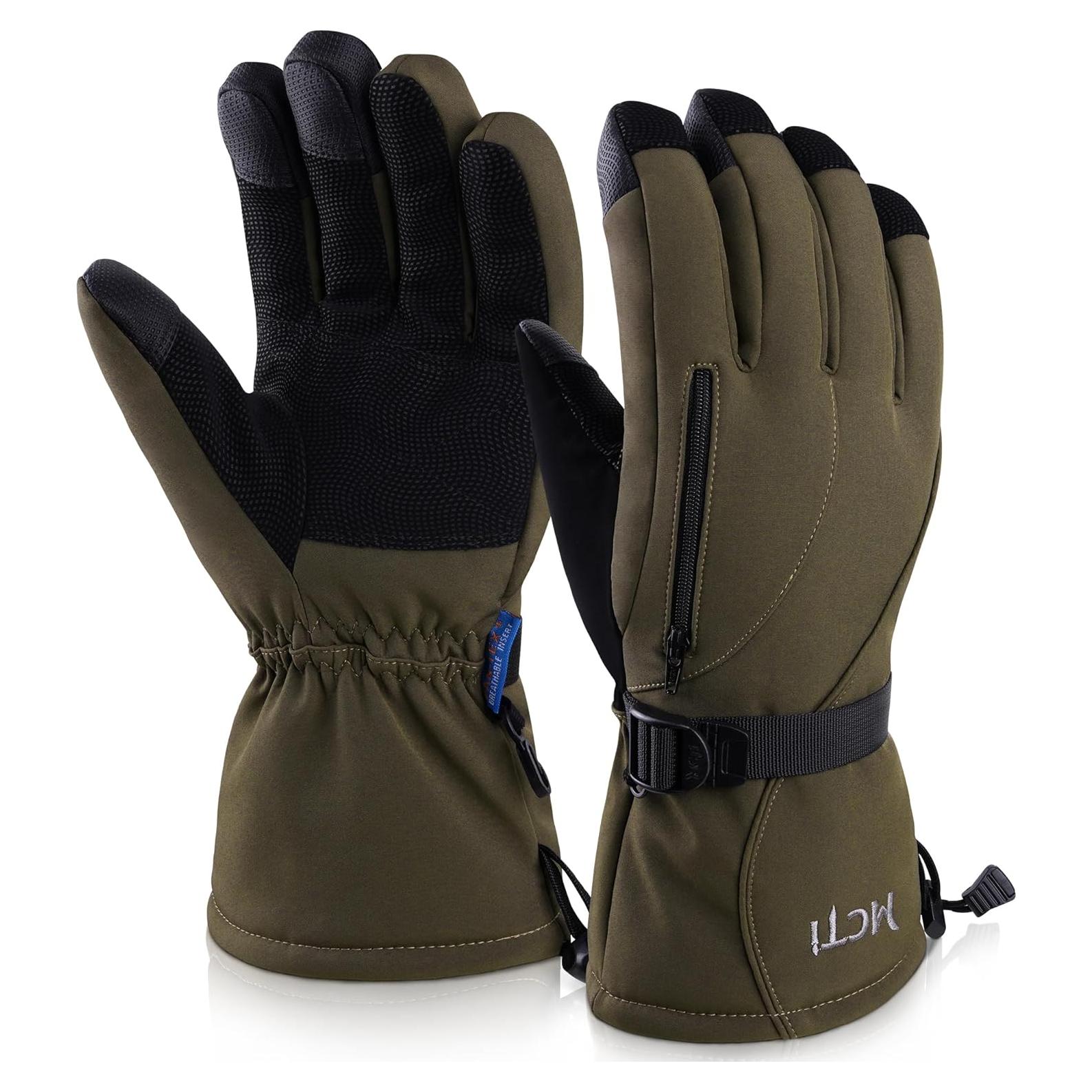 Guantes de Esquí MCTi Impermeables para Hombre Talla XL
