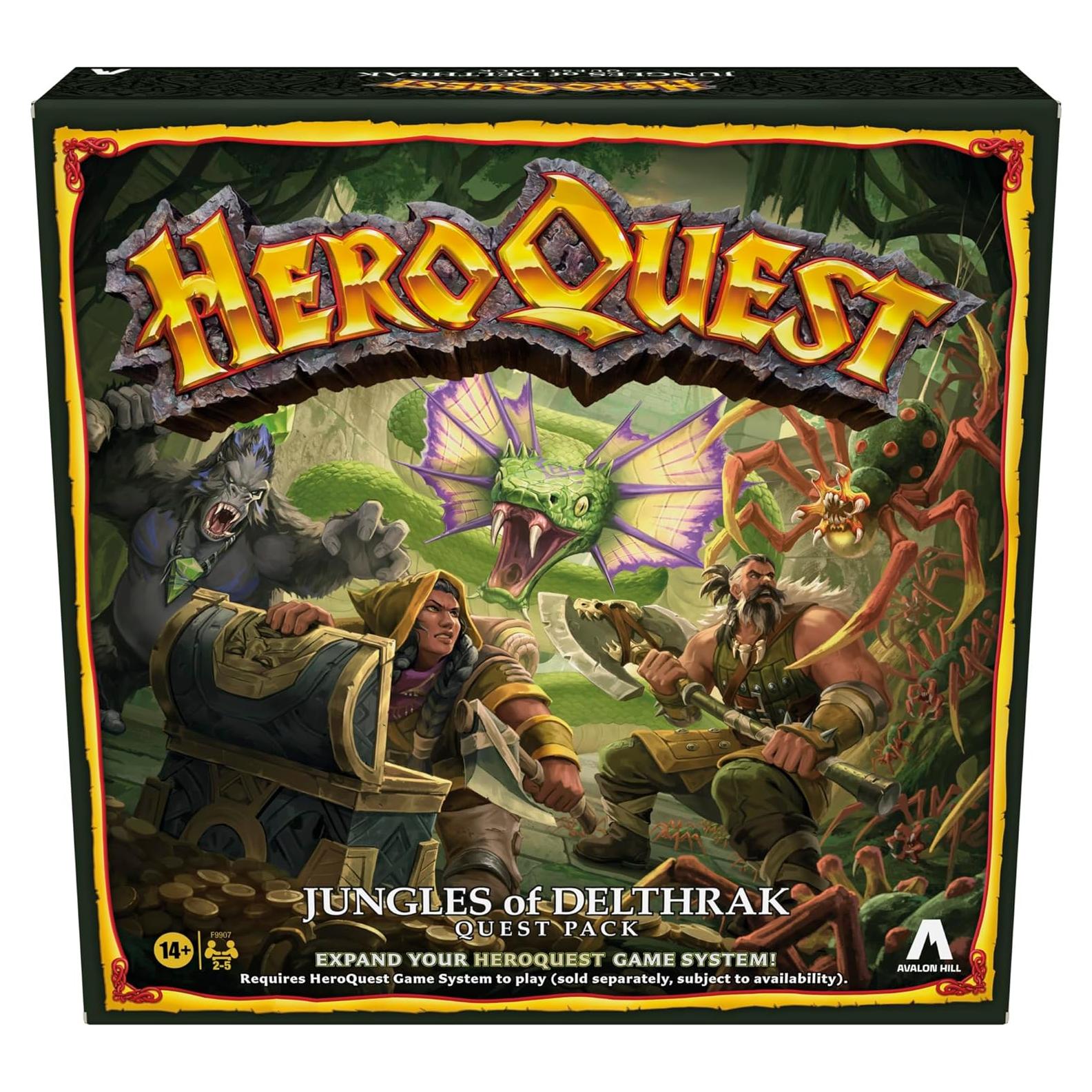 Paquete de Misión Junglas de Delthrak HeroQuest 16 Misiones