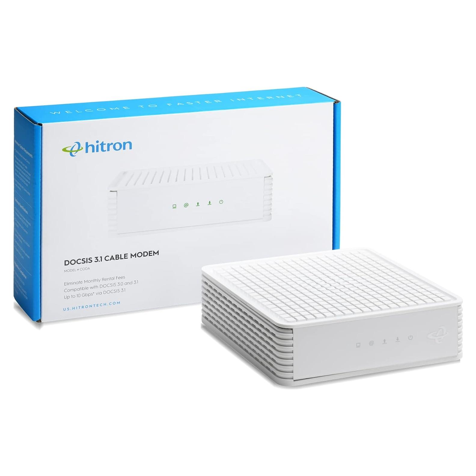 Módem Hitron CODA DOCSIS 3.1 1 Gbps Ethernet Rápido