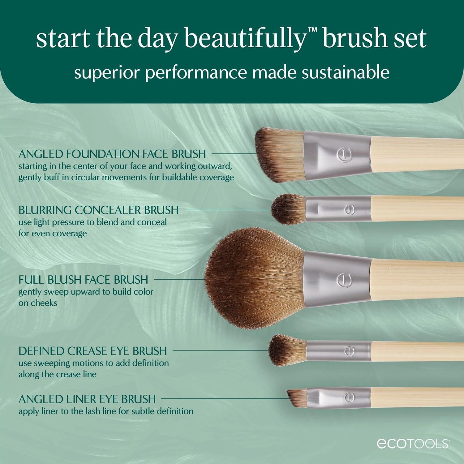 Set de Brochas de Maquillaje EcoTools 6 Piezas Ecológicas