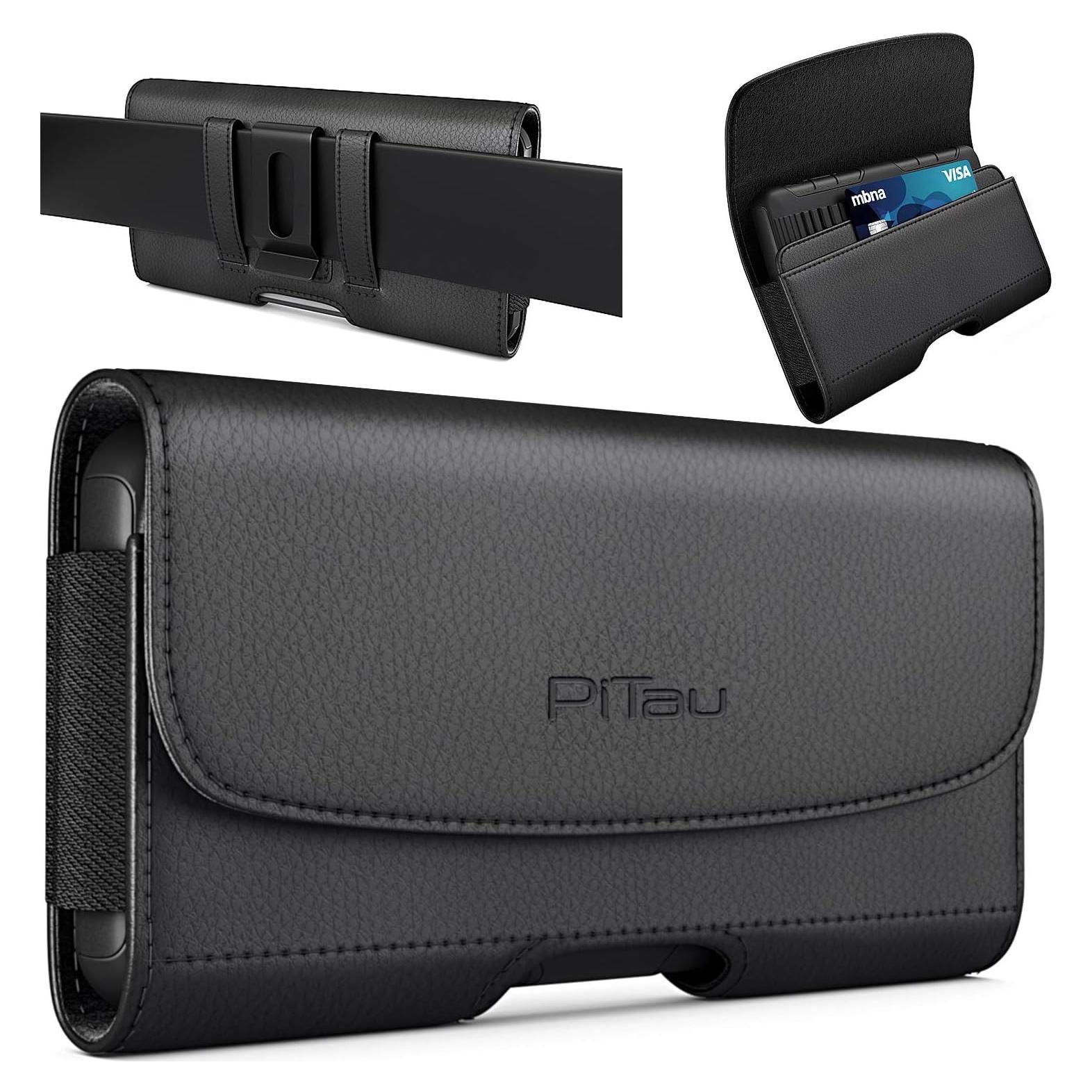 Funda PiTau para iPhone 16, 15, 14, 13, 12 - Negro