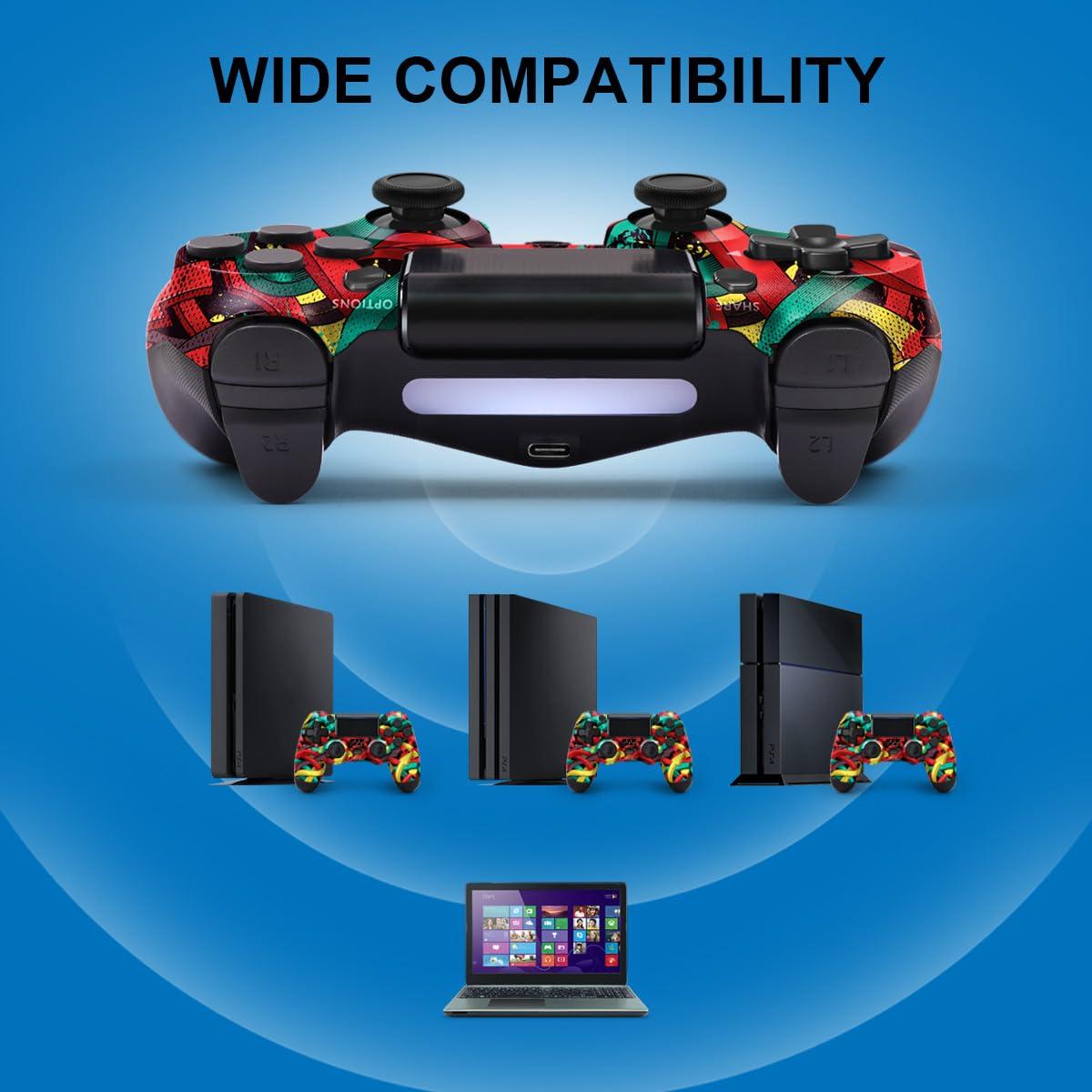 Controlador Inalámbrico MOOGOLE para PS4 y PC - Batería 1000mAh