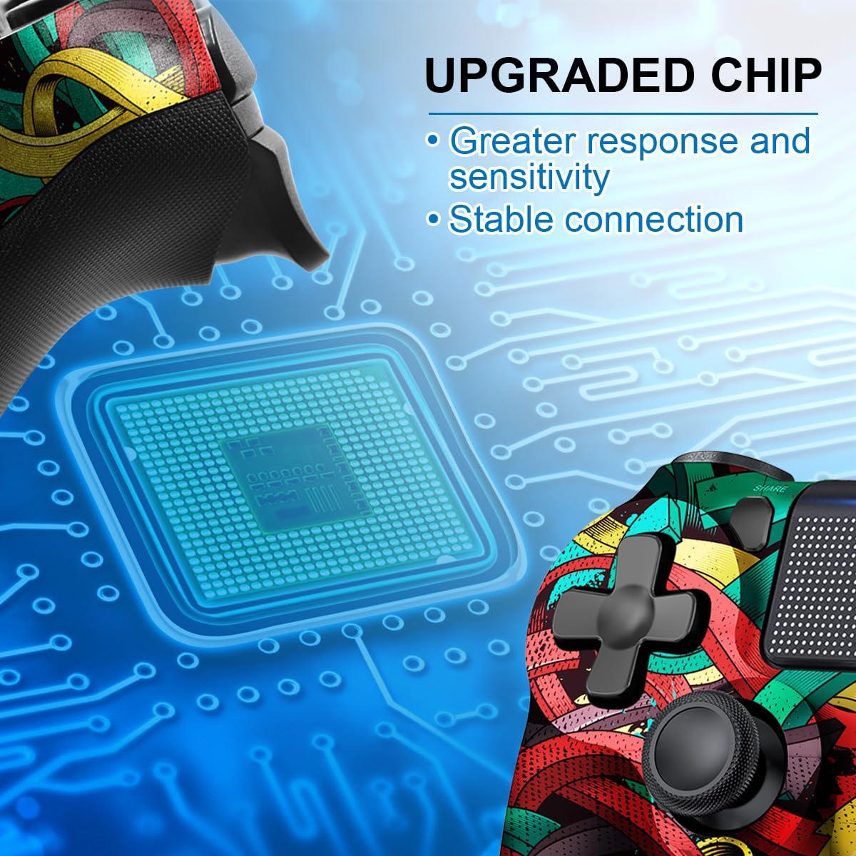 Controlador Inalámbrico MOOGOLE para PS4 y PC - Batería 1000mAh