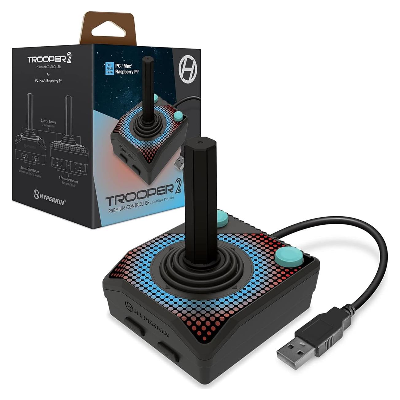 Controlador de juego USB Hyperkin Trooper 2 para PC y Mac
