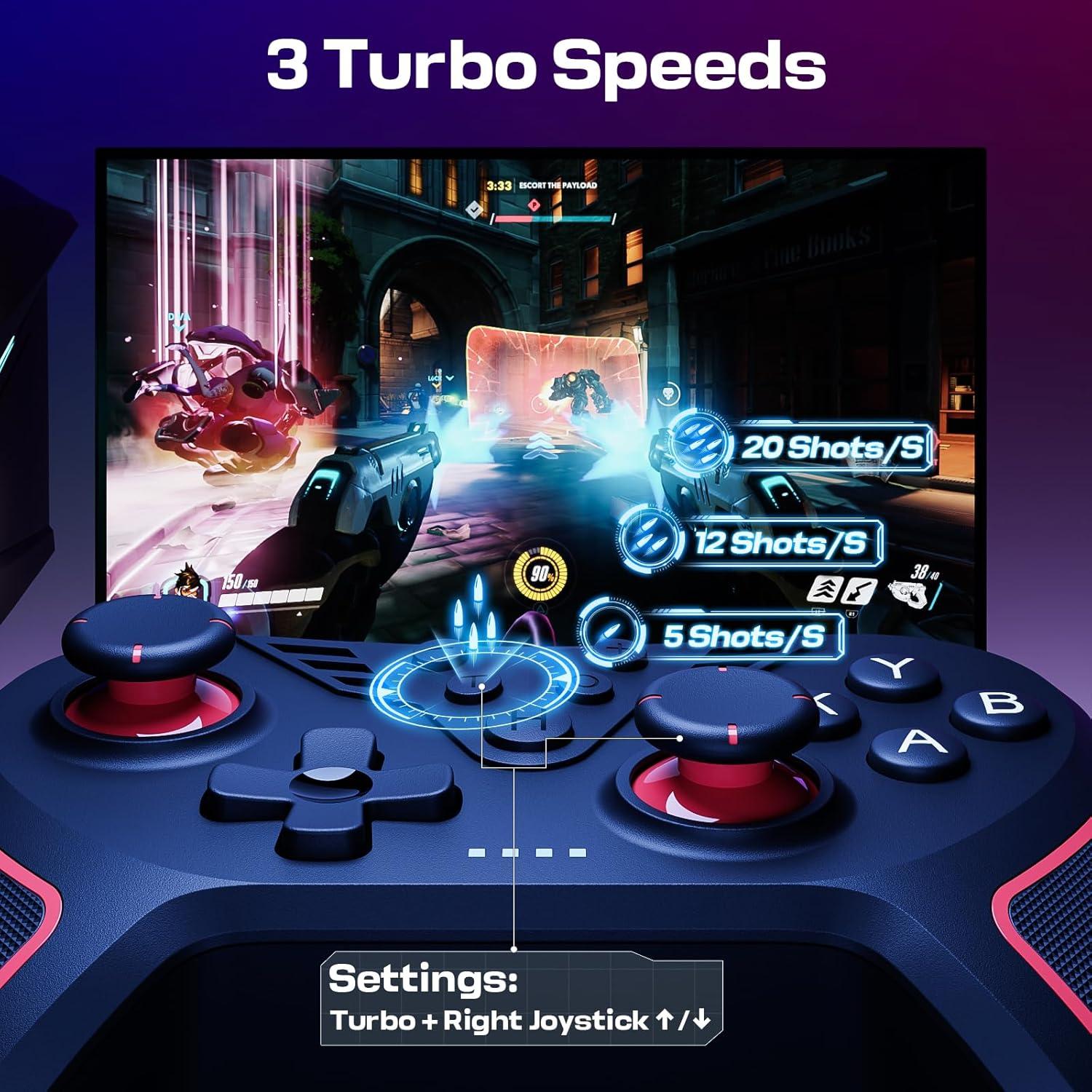 Controlador PC RivalPlay con cable y vibración ajustable