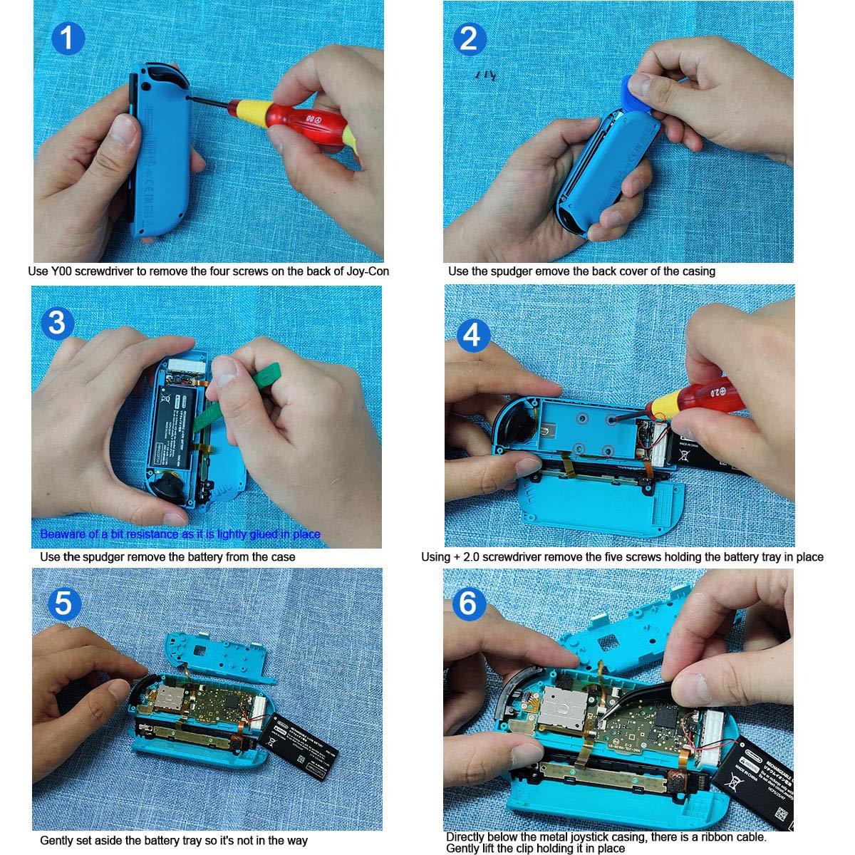 Kit de reparación joystick Joy-Con Veanic para Switch OLED