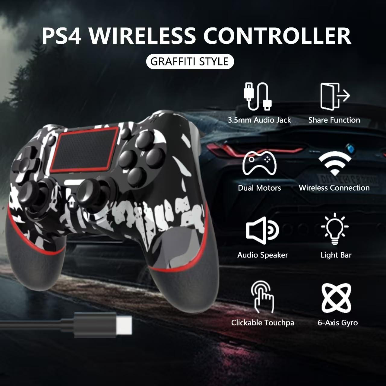 Controlador Inalámbrico SZDILONG para PS4 con Joystick 6 Ejes