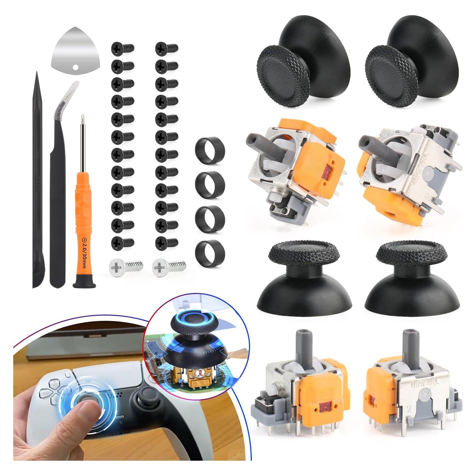 Joysticks Reemplazo Efecto Hall YWLRONG para PS5 (4 Piezas)