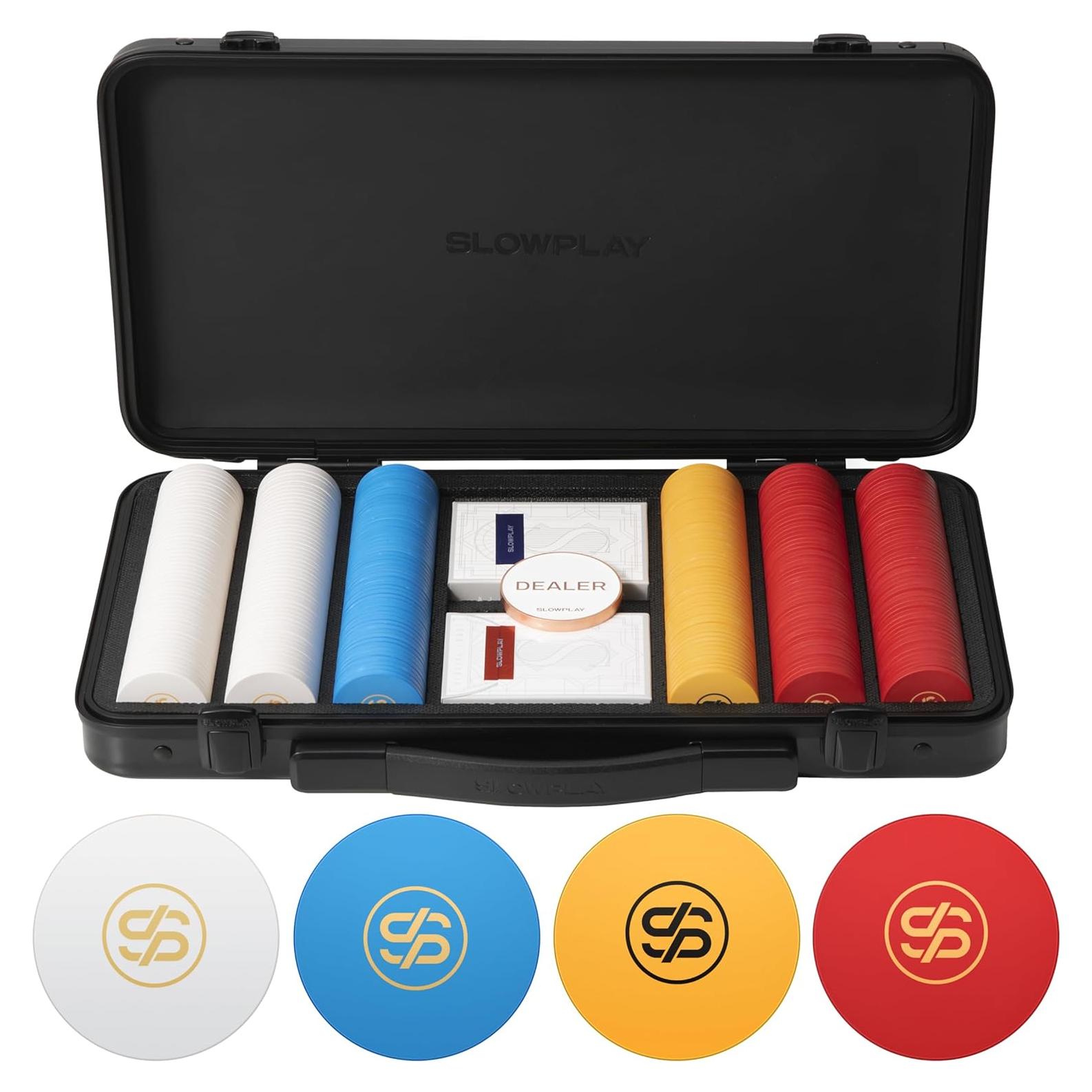 Fichas de Póker Cerámica SLOWPLAY Godel 300 PCS 39mm