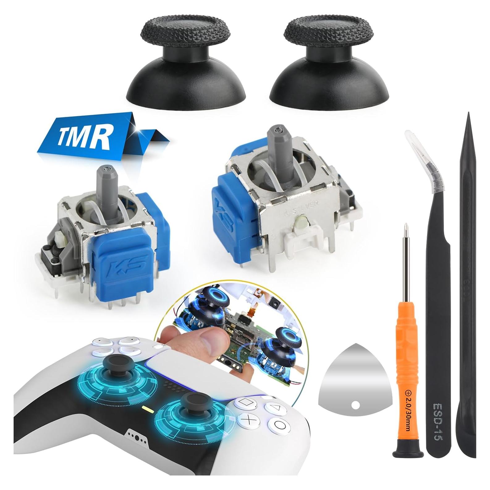 2 Joysticks Electromagnéticos TMR para PS5 - Reemplazo Sony