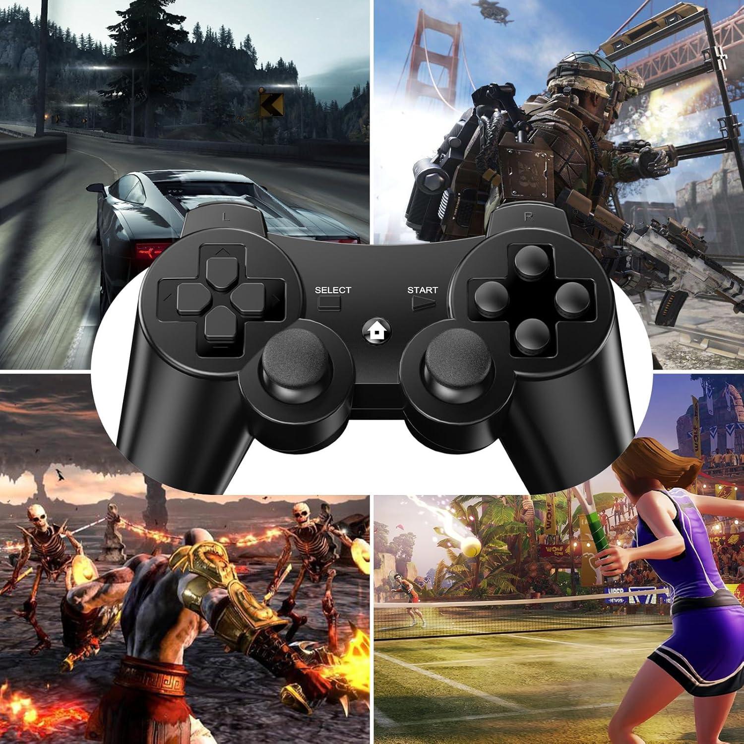 Controladores Diswoe para PS3 - Paquete de 2 Inalámbricos