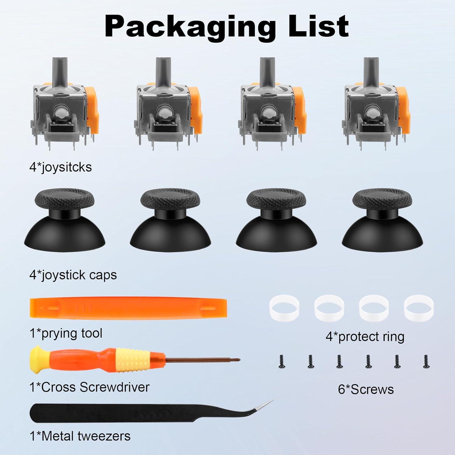 Repuestos TOMSIN para Joysticks PS5 - Kit de Reparación