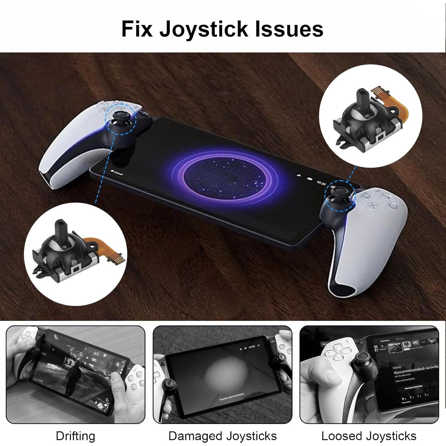 Joystick OCTODER Reemplazo para Controlador PS5 3D 2PCS