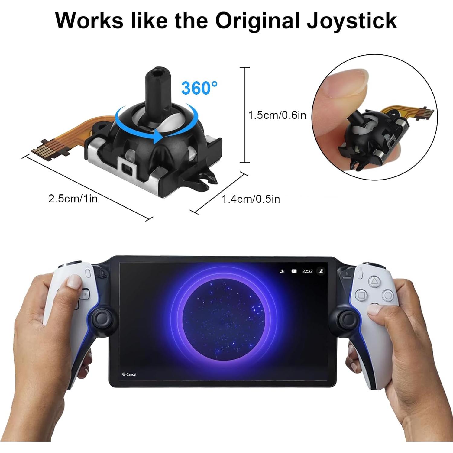 Joystick OCTODER Reemplazo para Controlador PS5 3D 2PCS