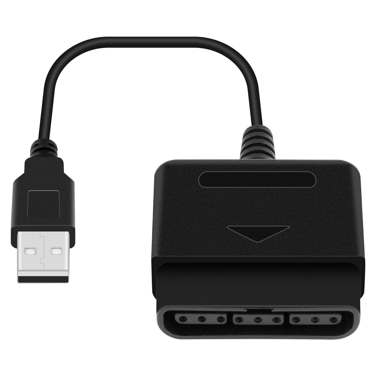 Adaptador USB OSTENT para Controlador PS1/PS2 a PC