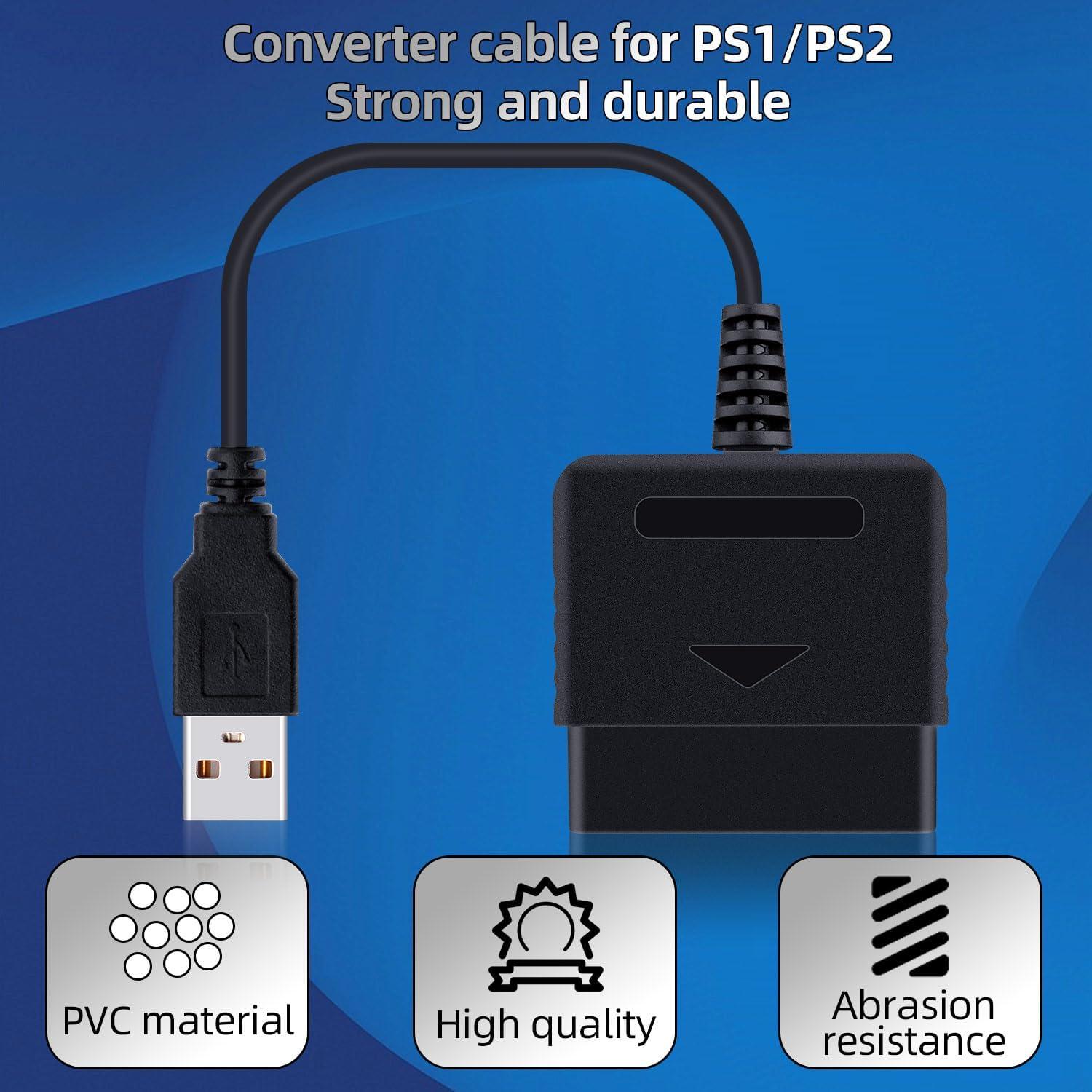 Adaptador USB OSTENT para Controlador PS1/PS2 a PC