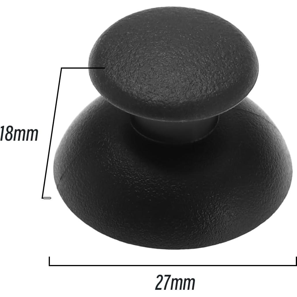 Pulsadores de Joystick eMagTech para PS3 - 8 Piezas Negras